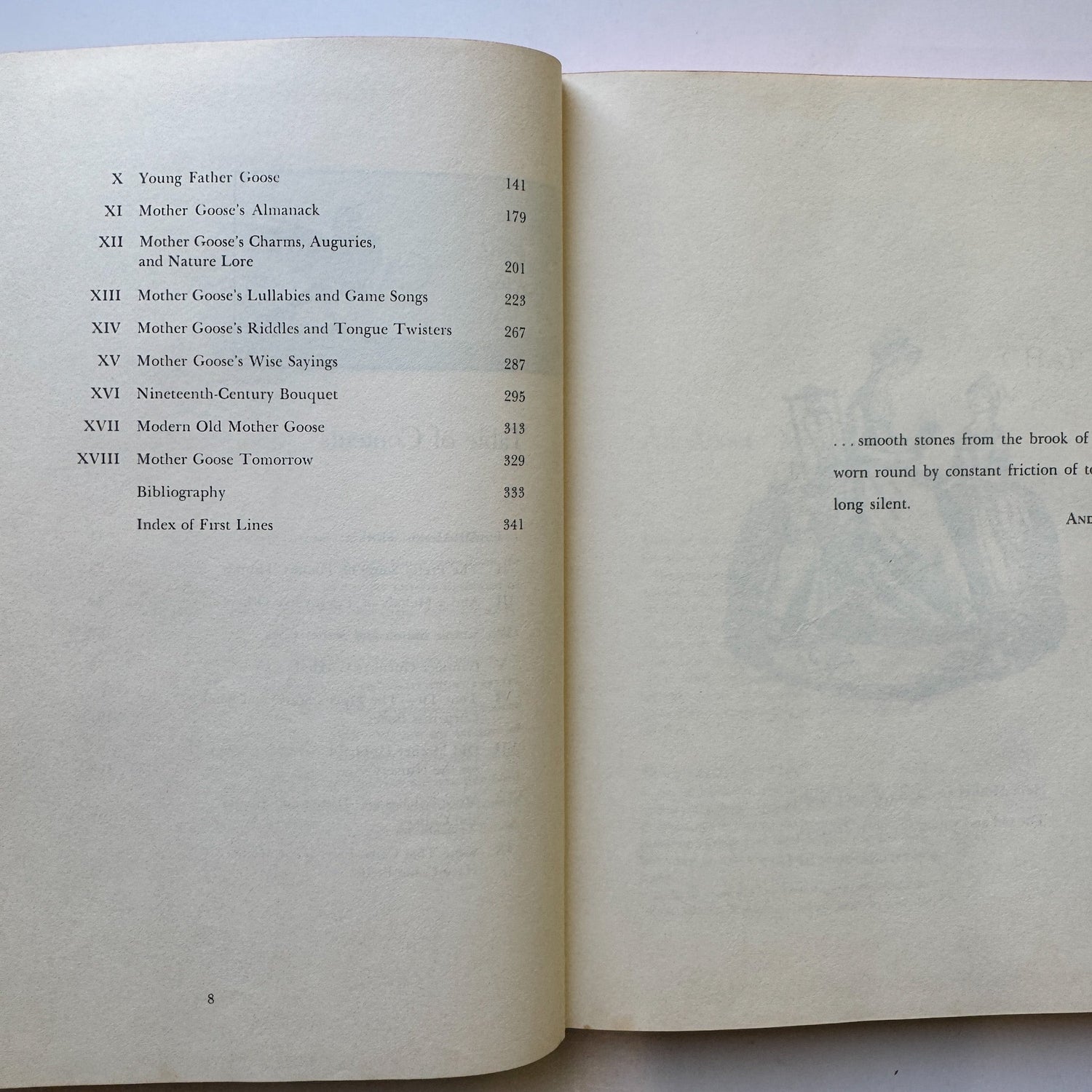 The Annotated Mother Goose, 1962 Hardcover - Pretty Old Books