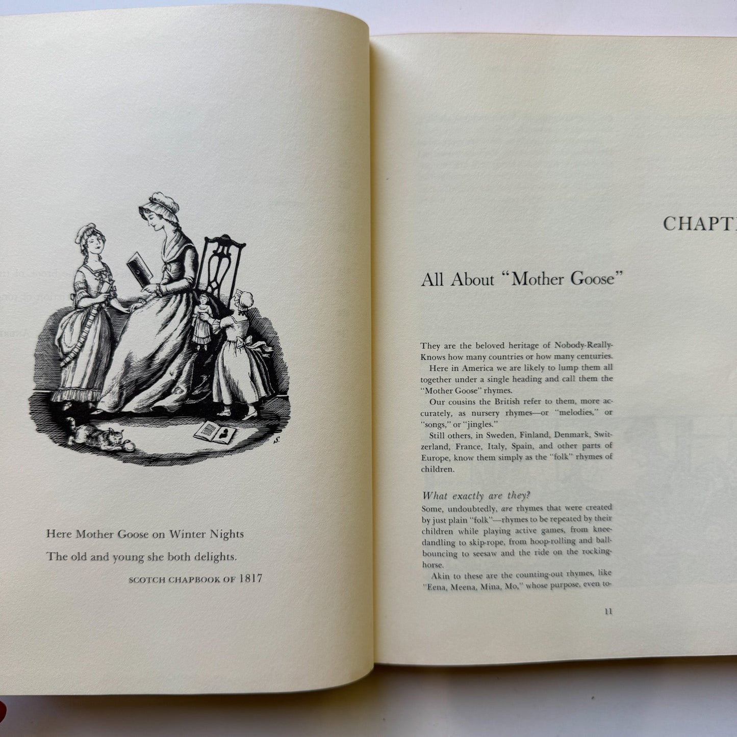 The Annotated Mother Goose, 1962 Hardcover - Pretty Old Books