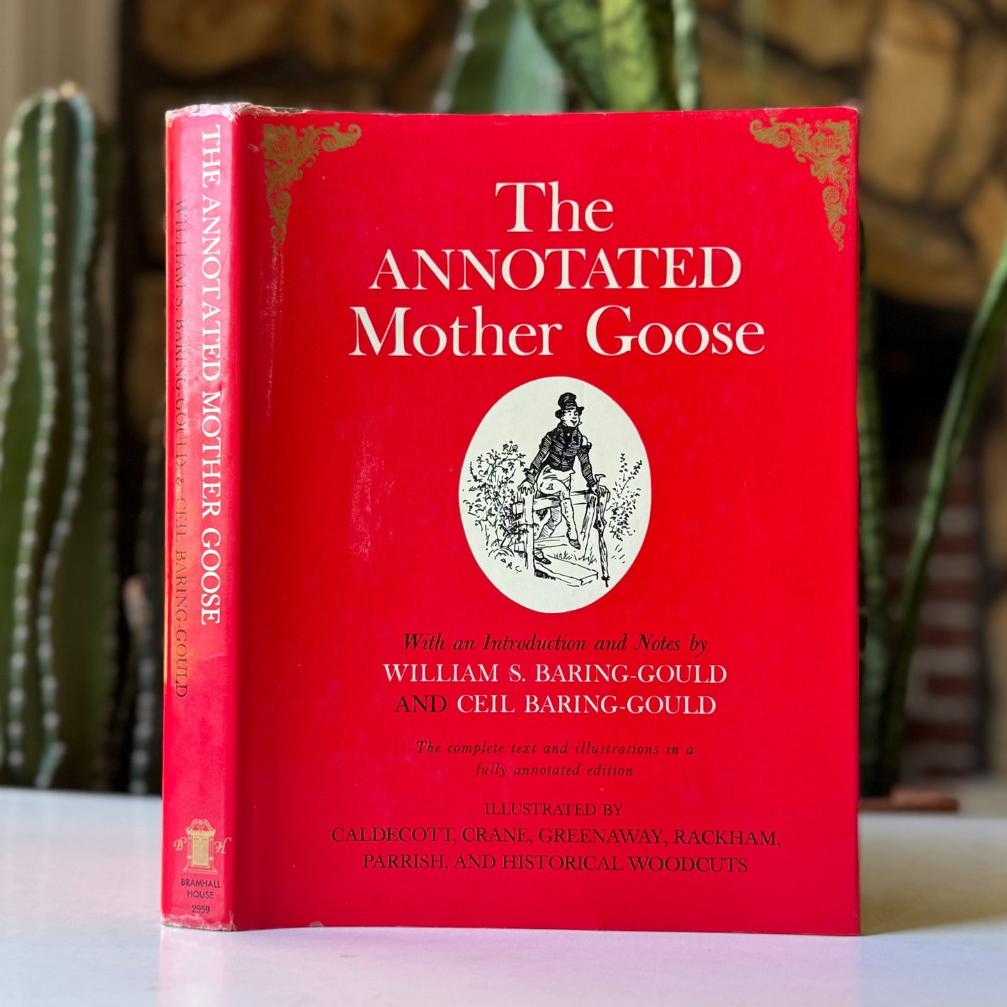 The Annotated Mother Goose, 1962 Hardcover - Pretty Old Books