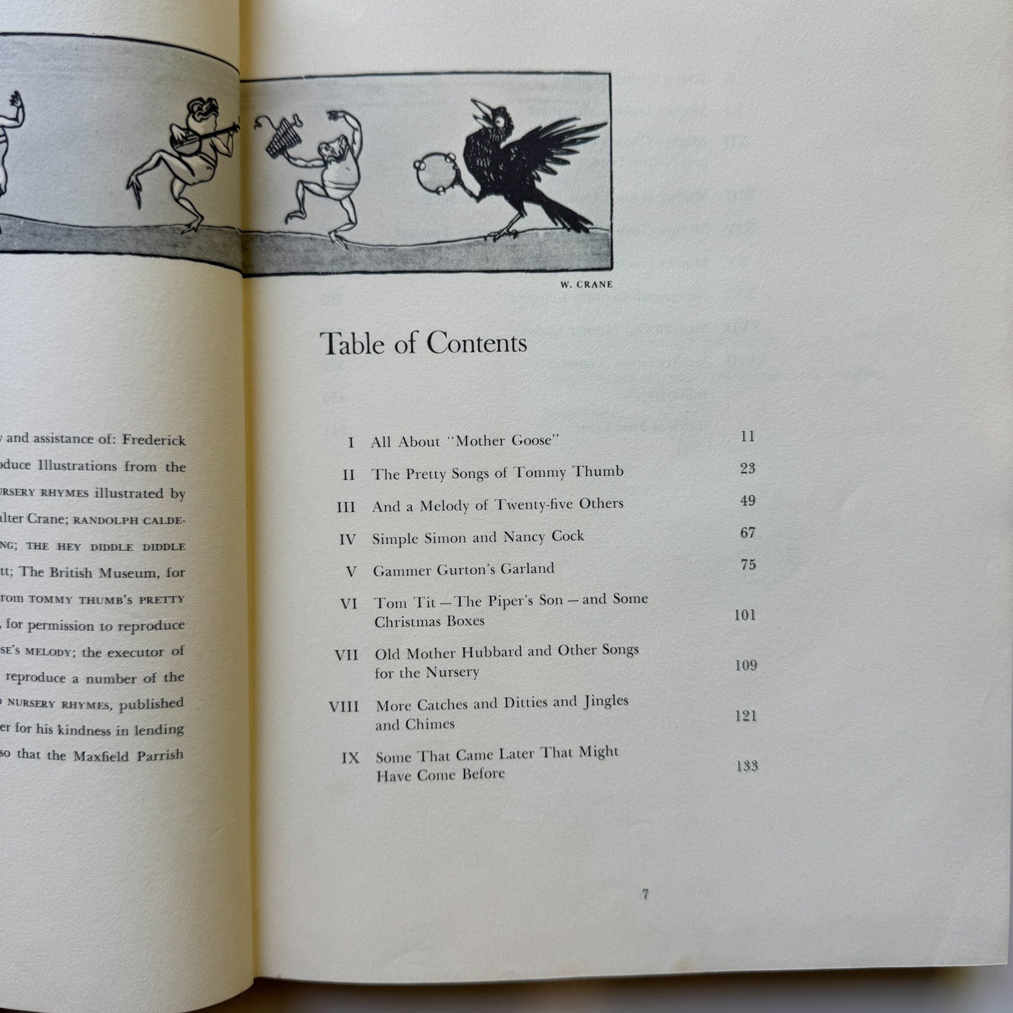 The Annotated Mother Goose, 1962 Hardcover - Pretty Old Books