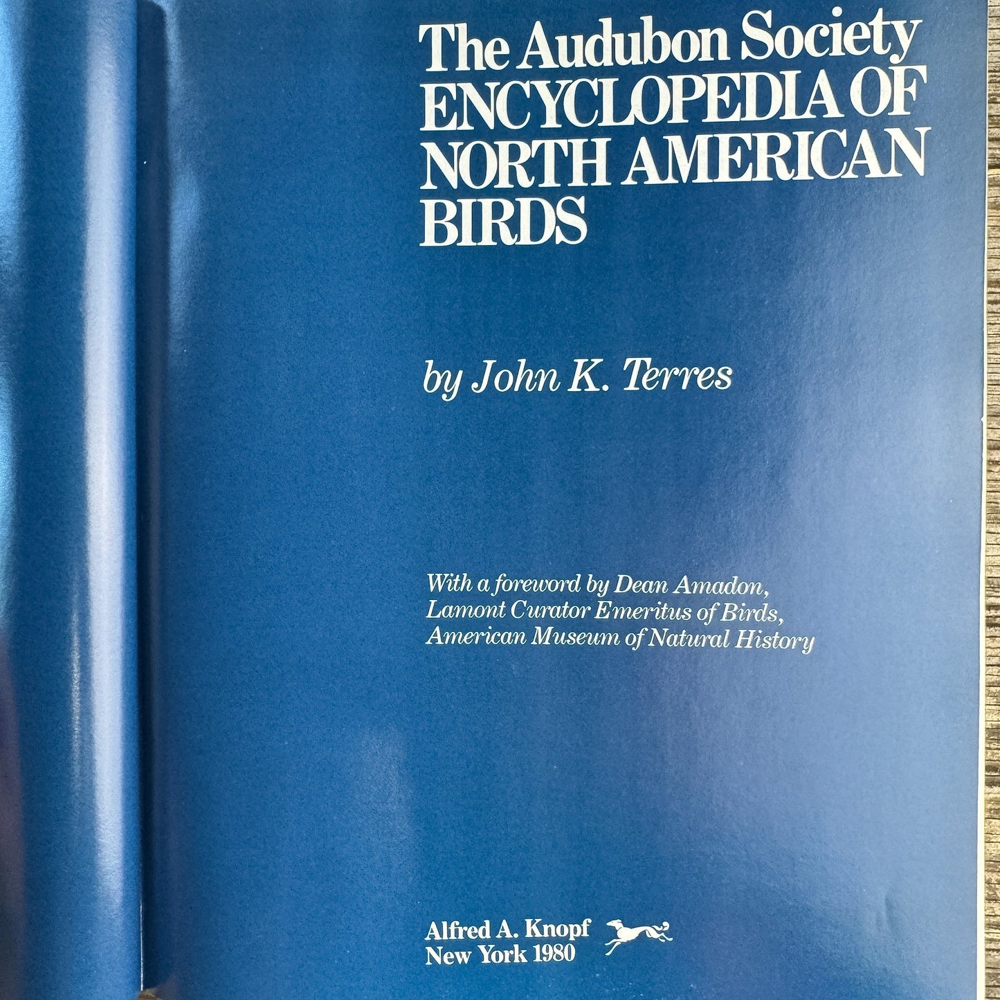 The Audubon Society Encyclopedia of North American Birds, John K. Terres, 1980 - Pretty Old Books