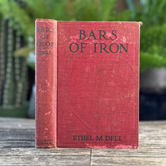 The Bars of Iron, Ethel M. Dell, 1916, A. L. Burt Company Hardcover - Pretty Old Books