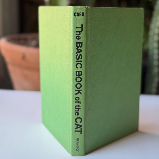 The Basic Book of the Cat, 1963, William H.A. Carr - Pretty Old Books