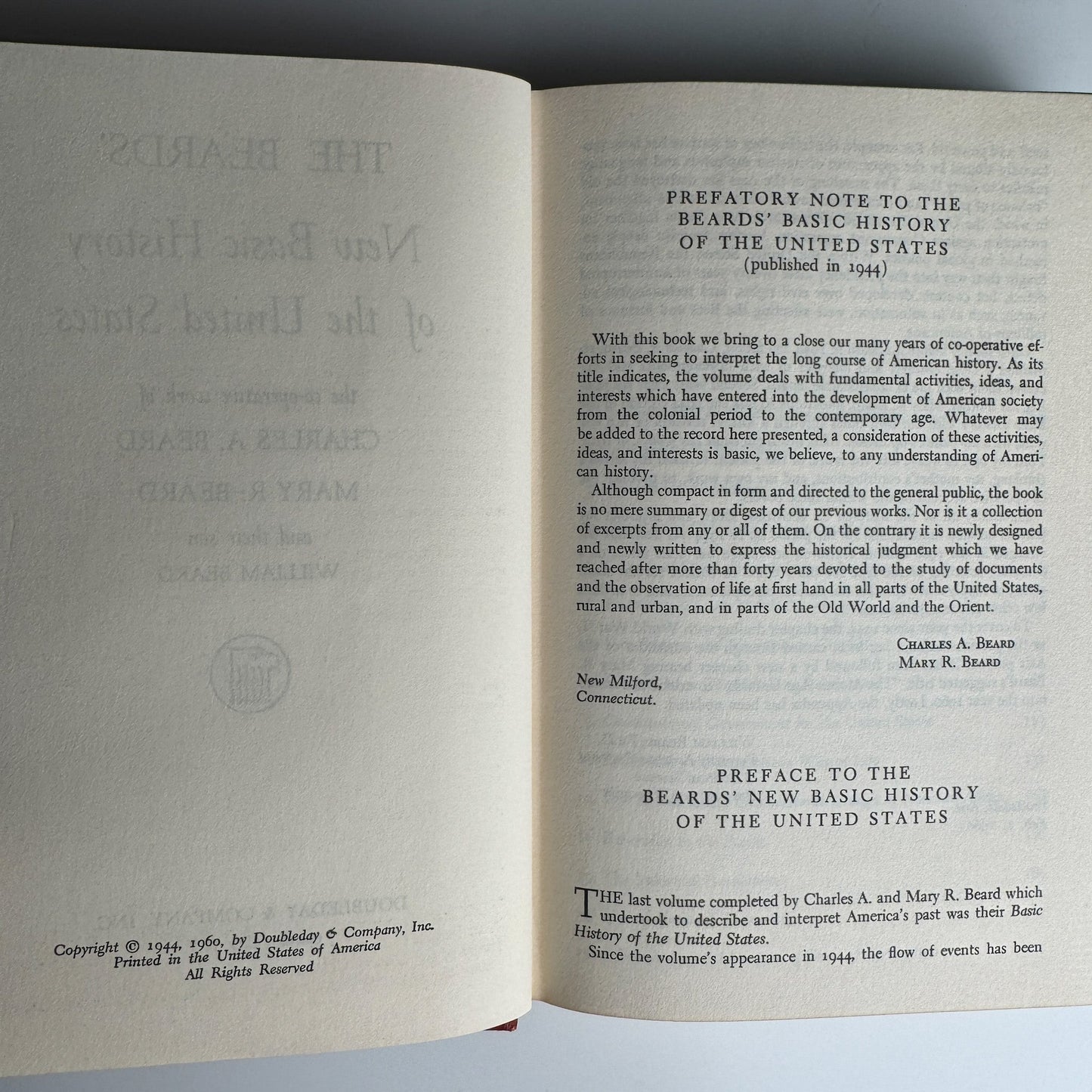 The Beards’ New Basic History of the United States by Charles A. Beard and Mary R. Beard (1960) - Pretty Old Books