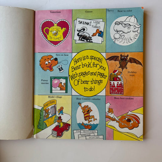 The Bears' Activity Book, 1979, Almost Complete! - Pretty Old Books