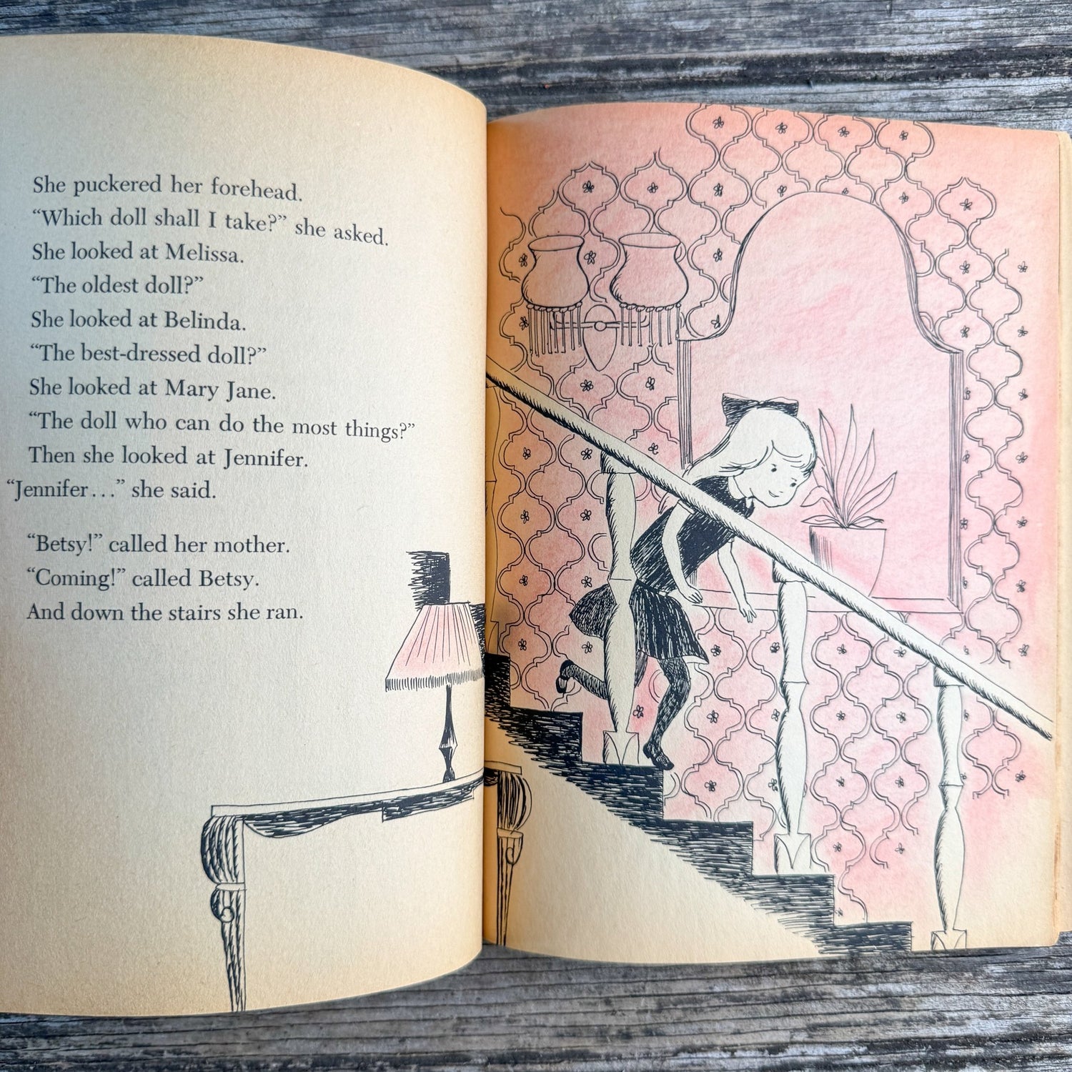 The Best-Loved Doll, Rebecca Caudill, Pictures by Elliott Gilbert, 1962 (1965 Scholastic Paperback) - Pretty Old Books