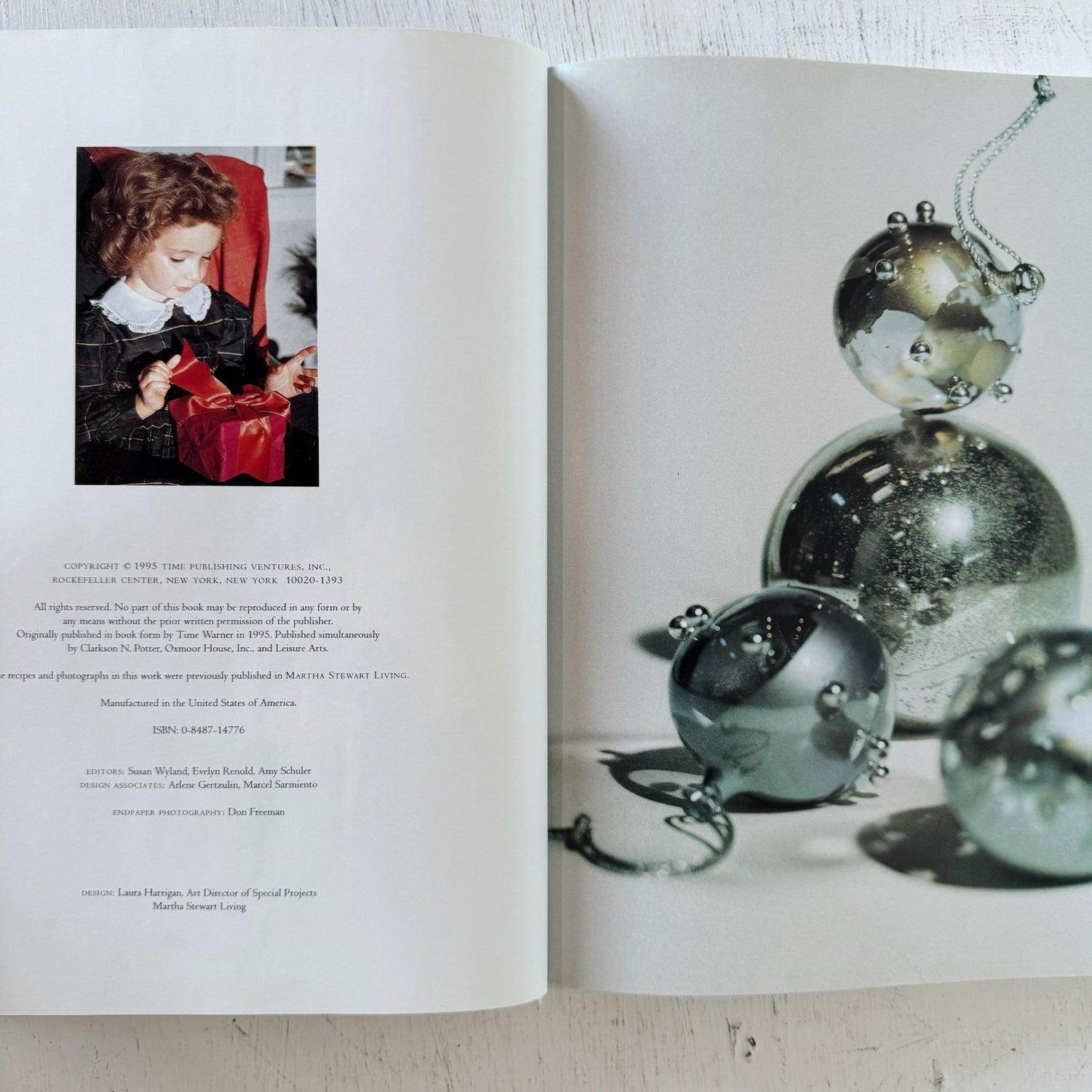 The Best of Martha Stewart Living: Handmade Christmas 1995 Vintage Hardcover - Pretty Old Books