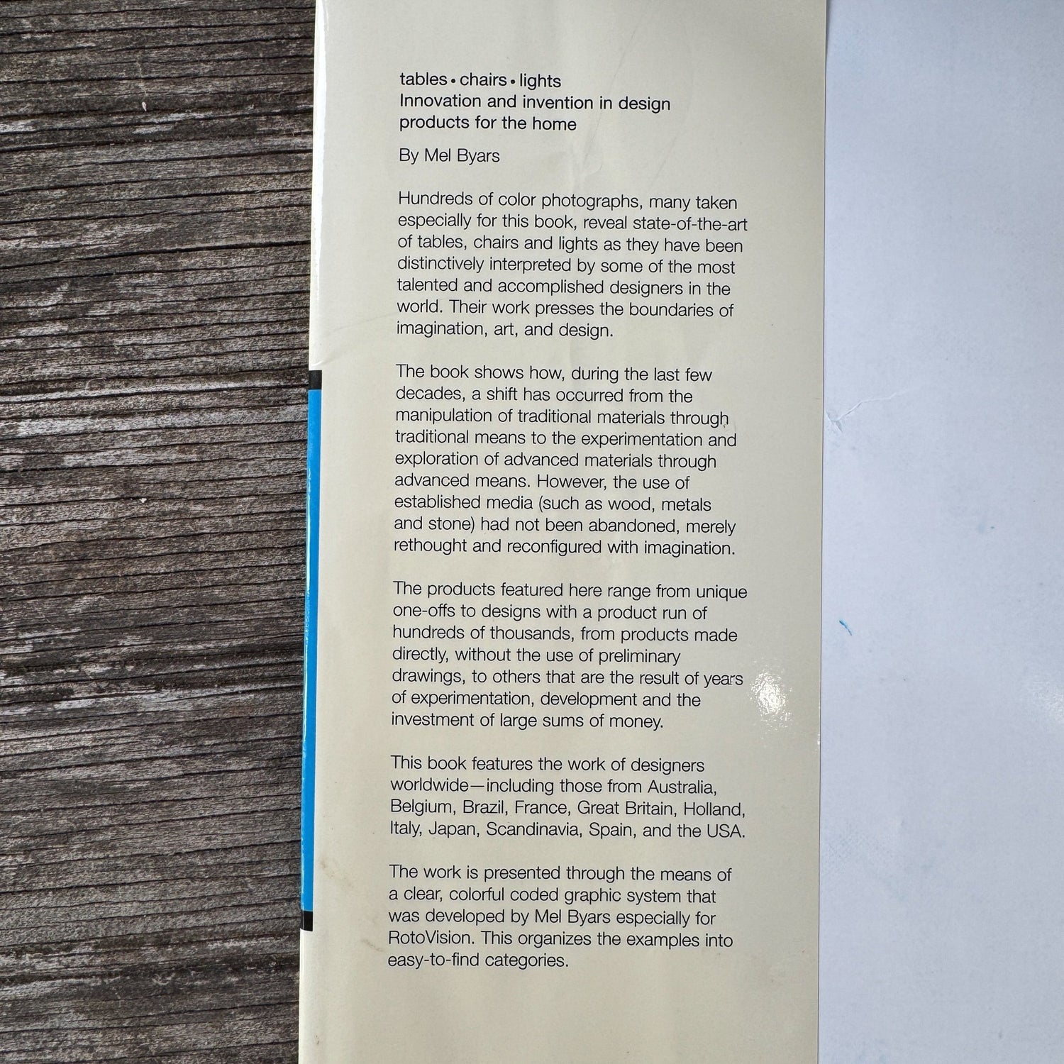 The Best Tables, Chairs, Lights by Mel Byars (2001) - Pretty Old Books