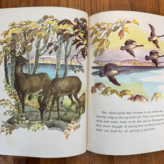 The Big Snow, Berta and Elmer Hader, 1948 - Pretty Old Books