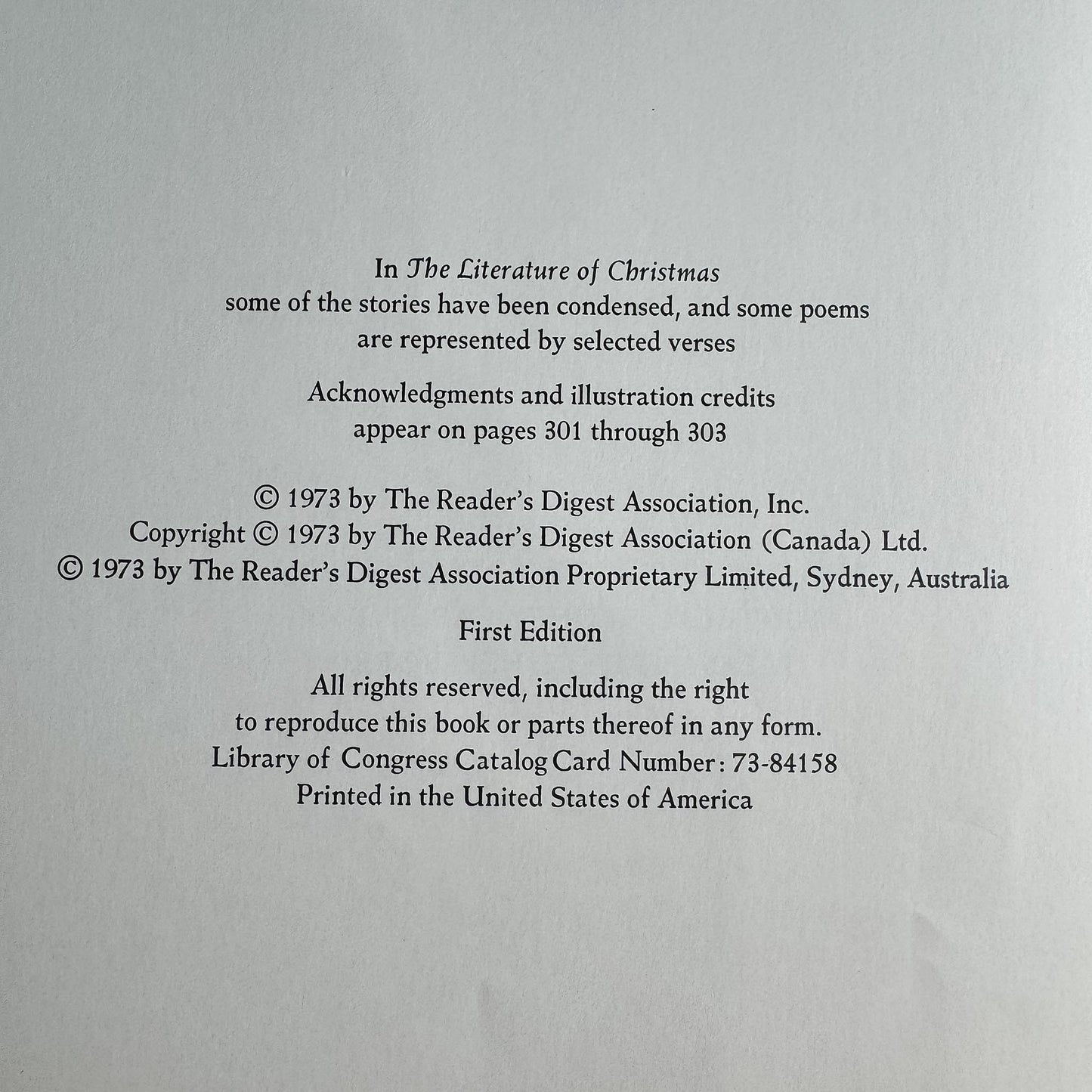 The Book of Christmas, Reader's Digest Association, 1973, First Edition - Pretty Old Books