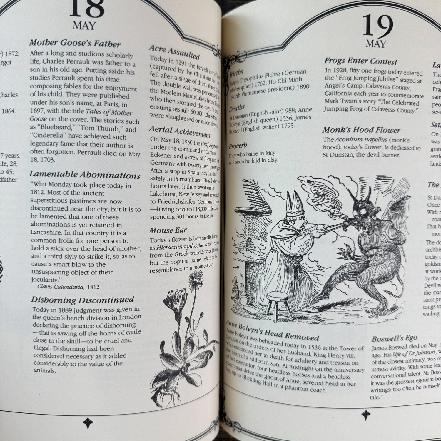 The Book of Days: Oddities and Curiosities in the 365 Days of the Calendar - Pretty Old Books