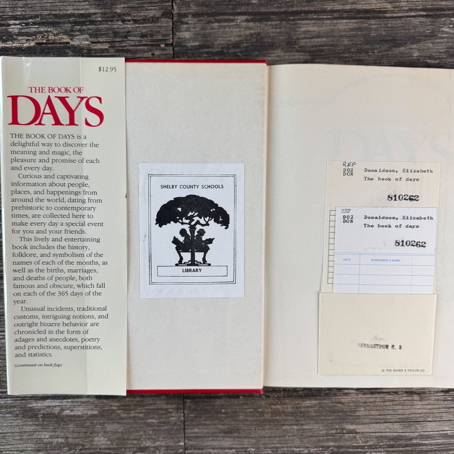 The Book of Days: Oddities and Curiosities in the 365 Days of the Calendar - Pretty Old Books