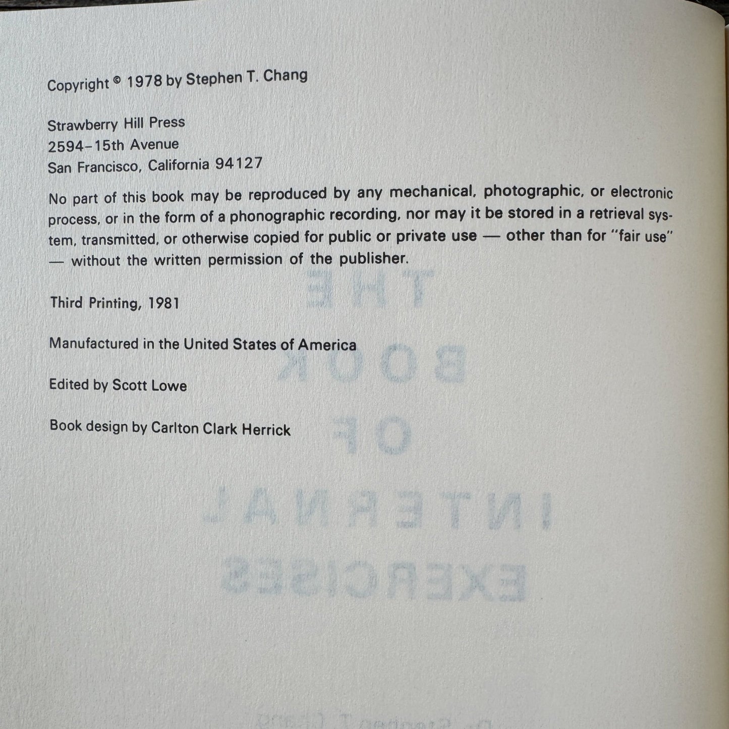 The Book of Internal Exercises, 1981, Taoist, Chinese Medicine Guide - Pretty Old Books