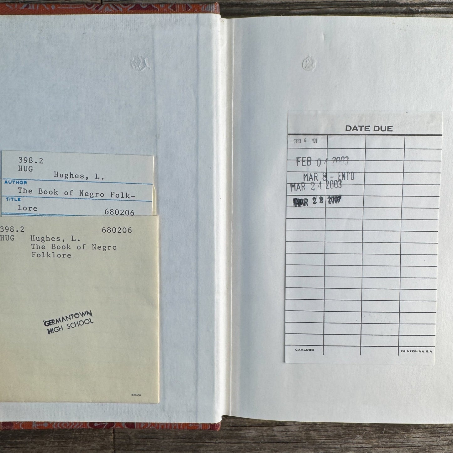 The Book of Negro Folklore, Langston Hughes and Arna Bontemps, 1958 - Pretty Old Books