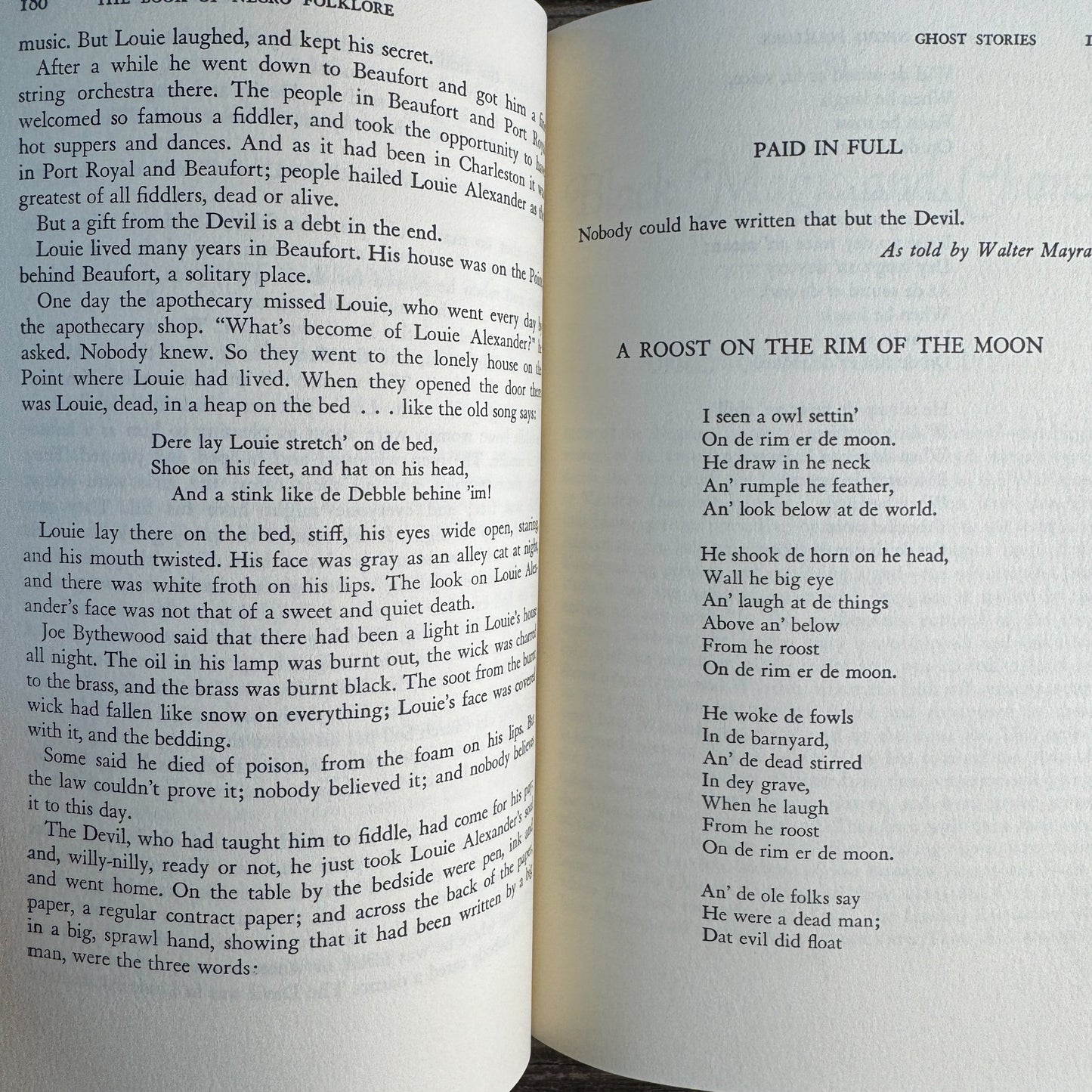 The Book of Negro Folklore, Langston Hughes and Arna Bontemps, 1958 - Pretty Old Books