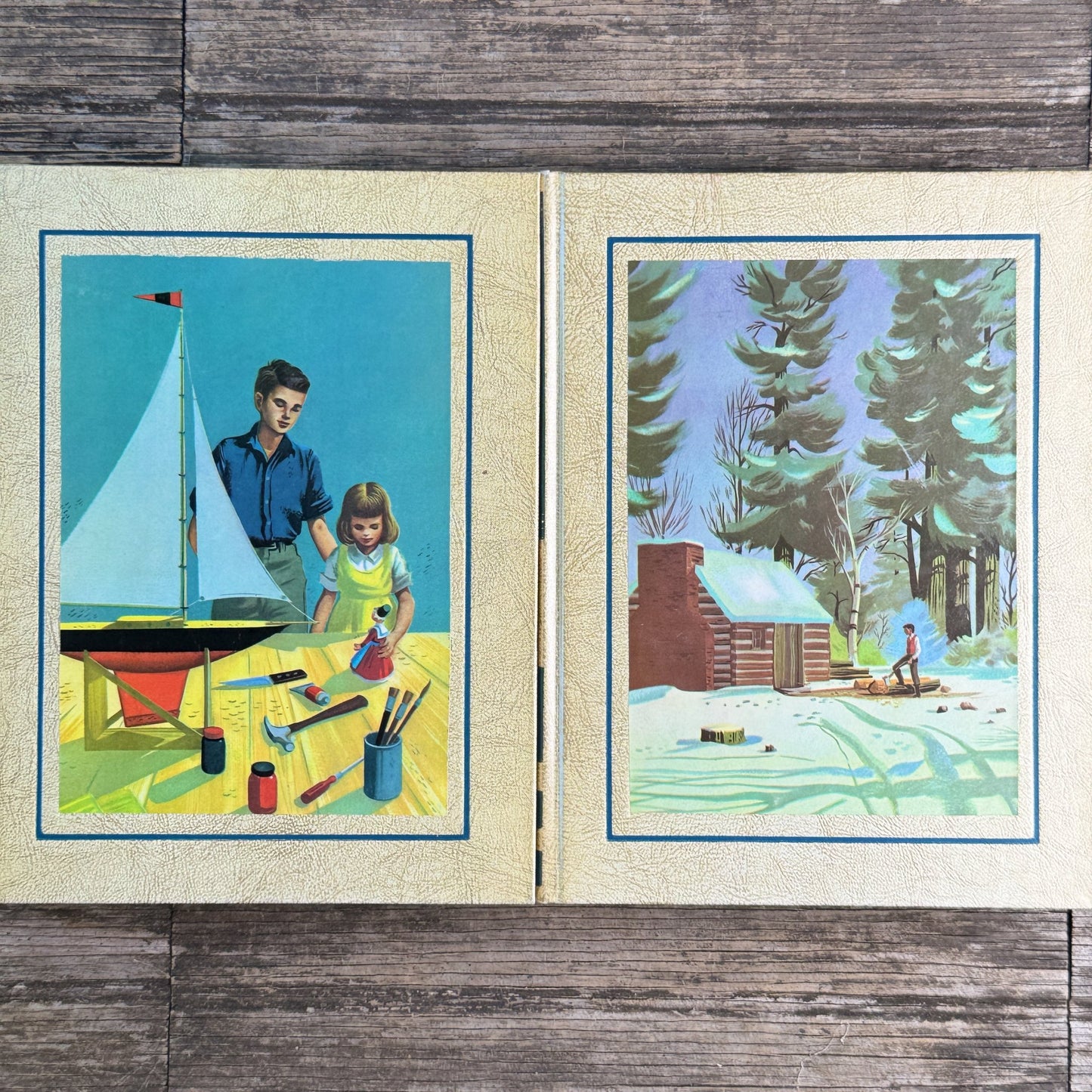 The Bookshelf for Boys and Girls, Volumes 5 and 8, 1970 - Pretty Old Books