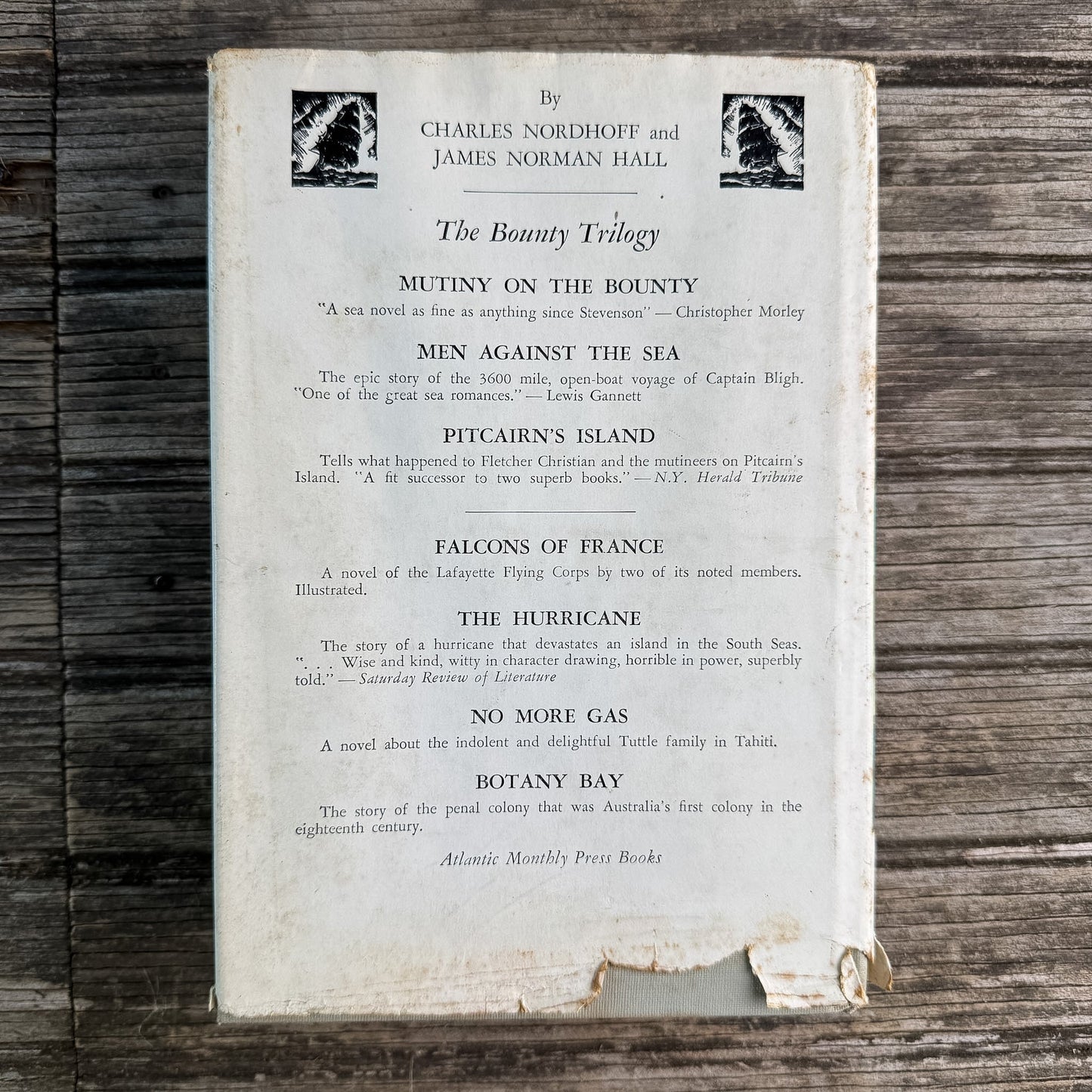 The Bounty Trilogy, Charles Nordhoff and James Norman Hall, 1951, N. C. Wyeth Illustrated Edition - Pretty Old Books