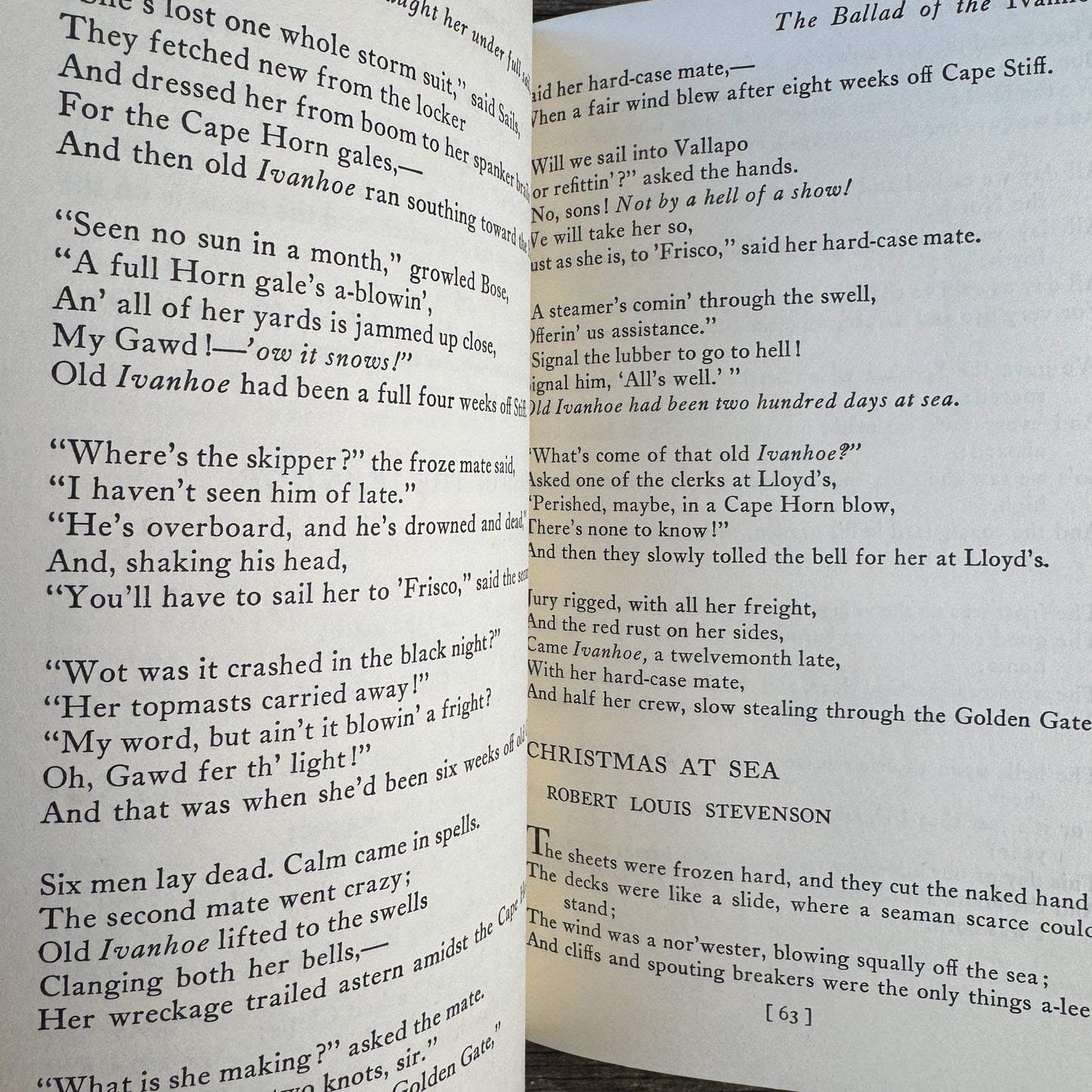 The Boy’s Book of Verse, 1951 Hardcover Poetry Anthology - Pretty Old Books