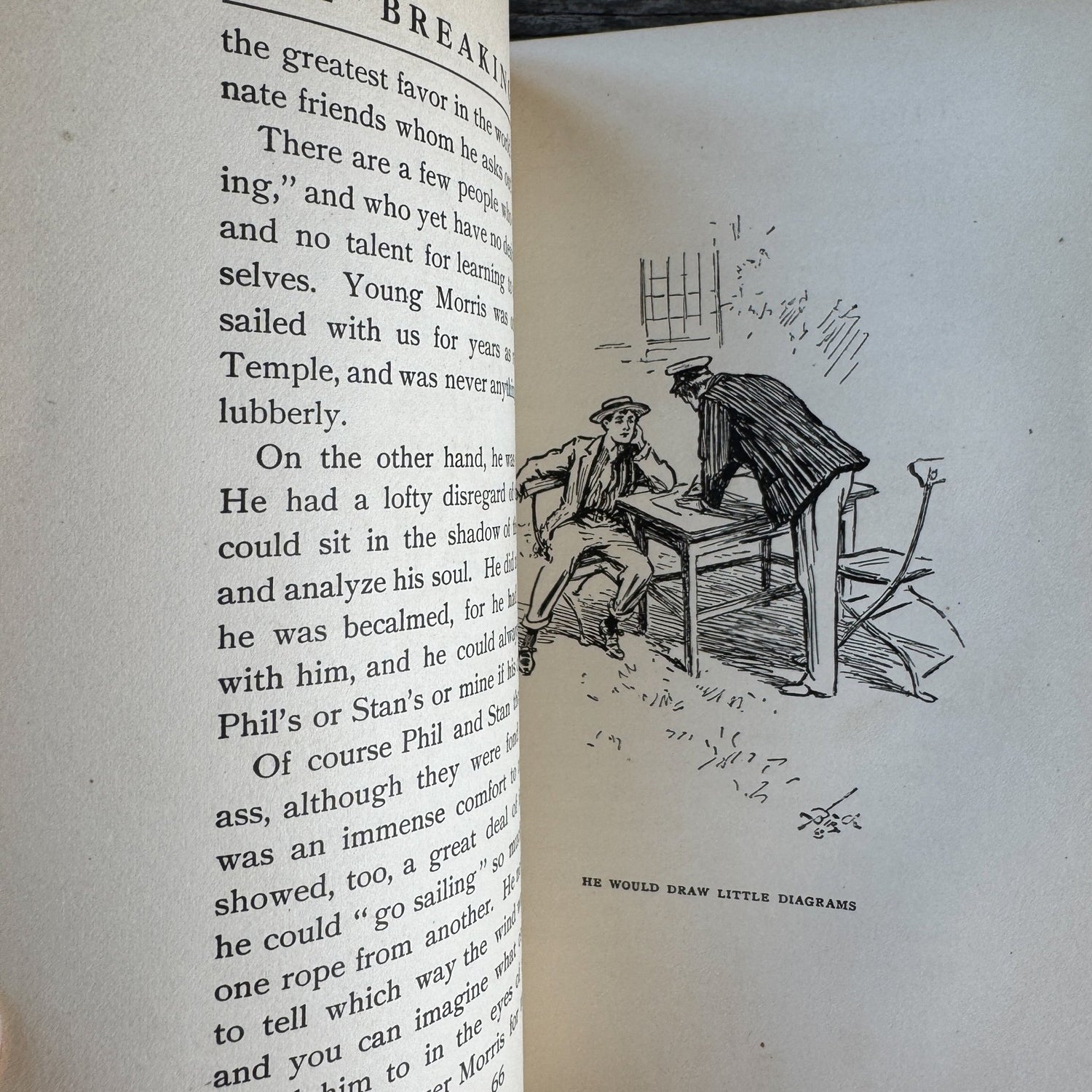 The Breaking In Of a Yachtsman's Wife, 1908, Illustrated - Pretty Old Books