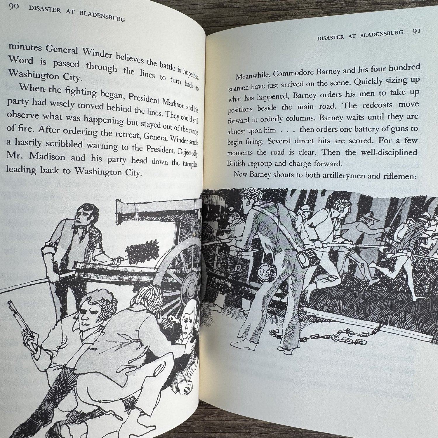 The Burning of Washington, August 1814, Mary K. Phelan, 1975 - Pretty Old Books