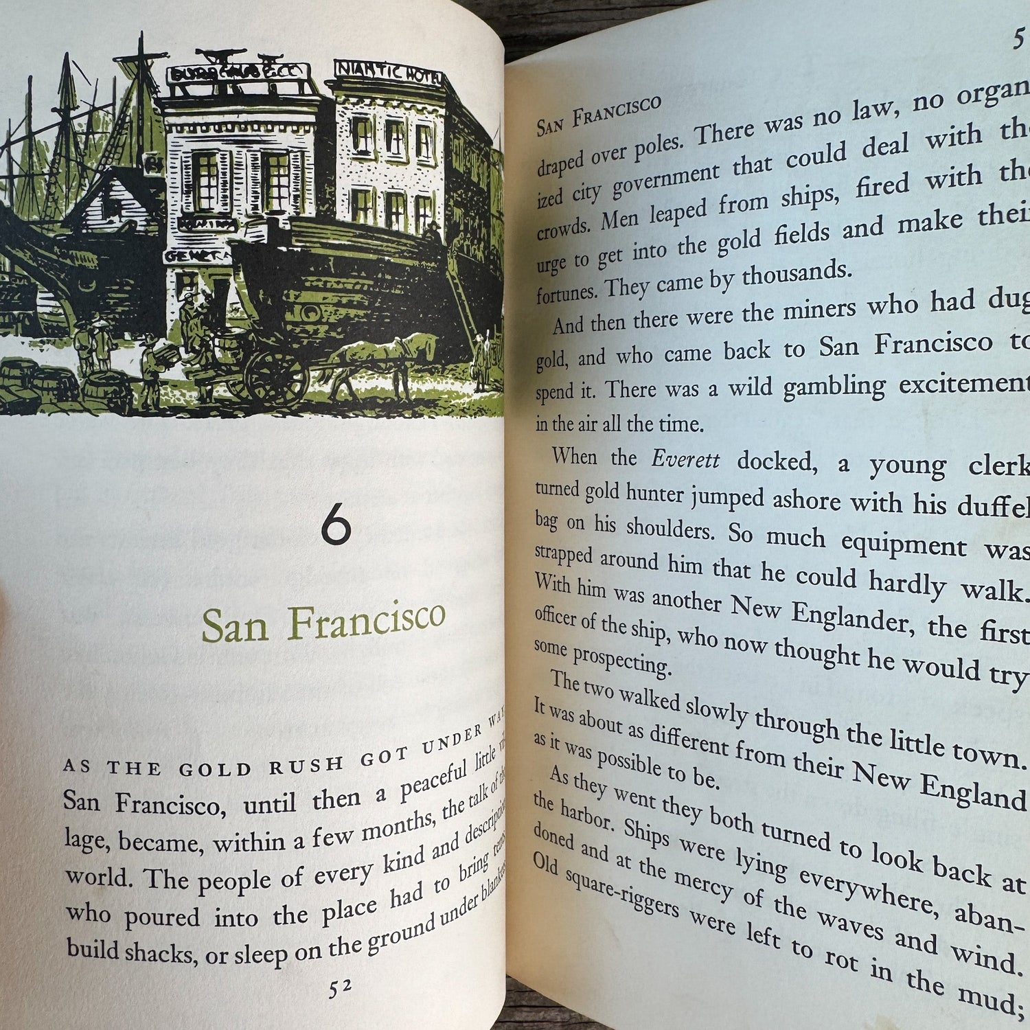 The California Gold Rush, May McNeer, 1950, Landmark Books Edition - Pretty Old Books