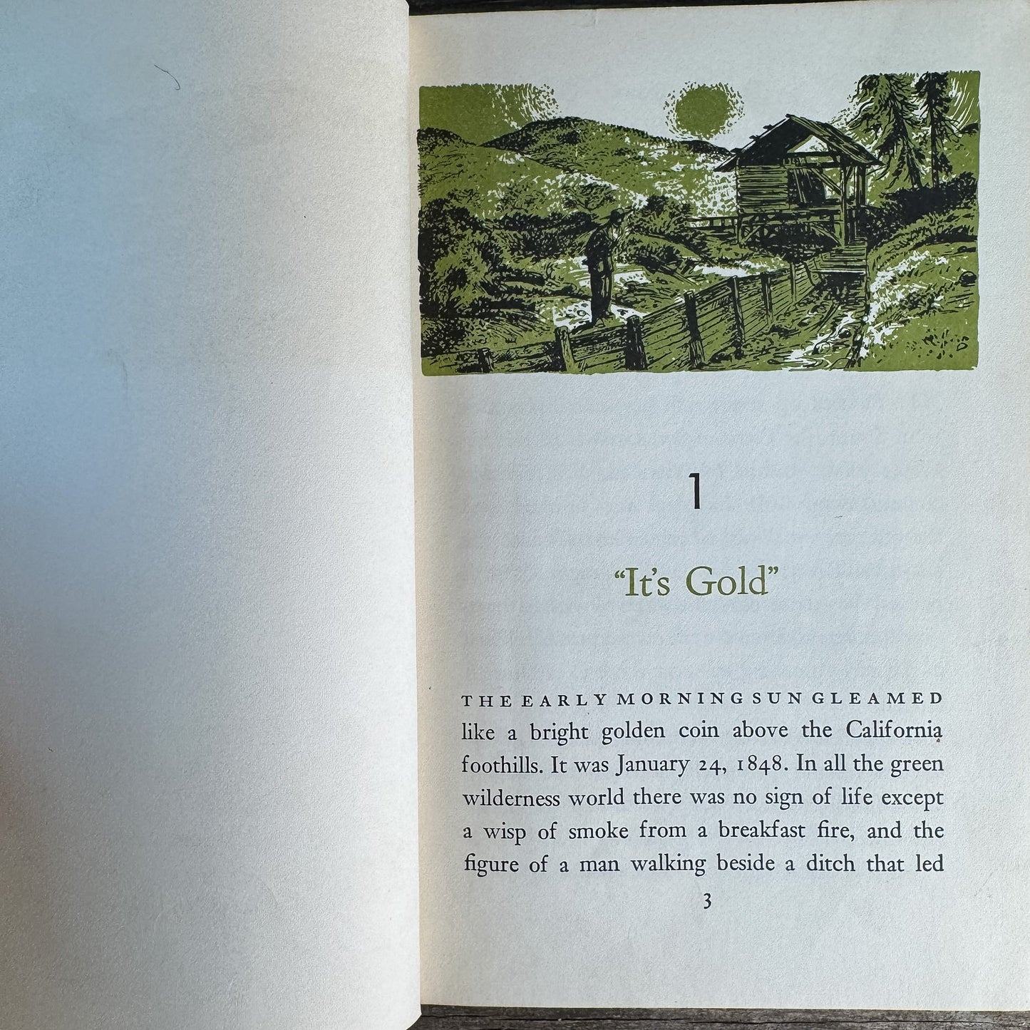 The California Gold Rush, May McNeer, 1950, Landmark Books Edition - Pretty Old Books