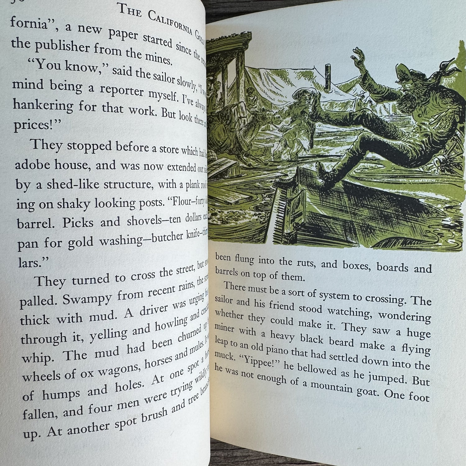 The California Gold Rush, May McNeer, 1950, Landmark Books Edition - Pretty Old Books
