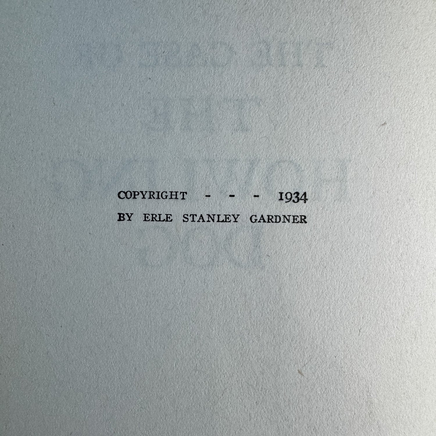 The Case of the Howling Dog, Erle Stanley Gardner, 1934 - Pretty Old Books