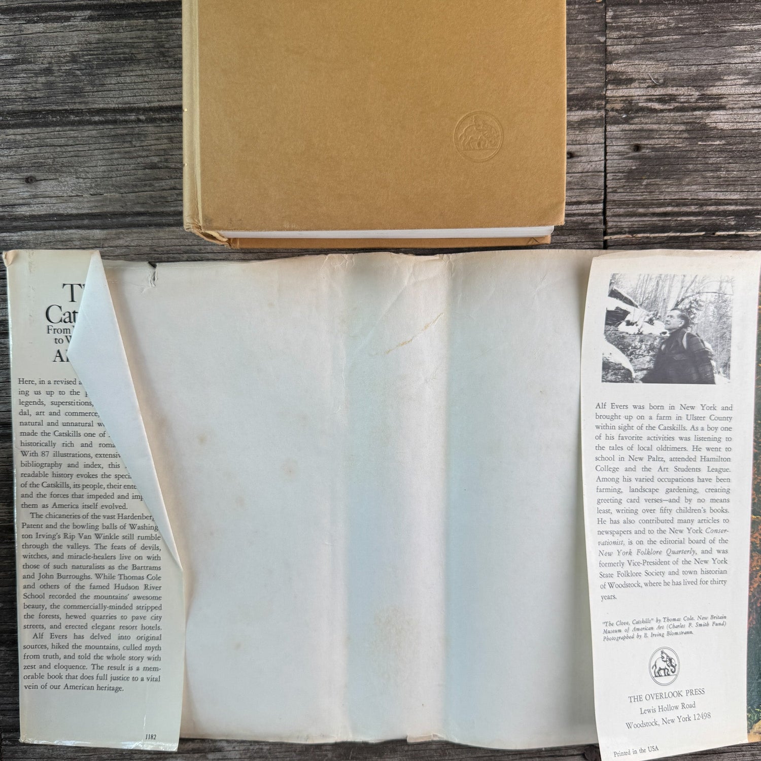 The Catskills: From Wilderness to Woodstock, Alf Evers, 1982 - Pretty Old Books