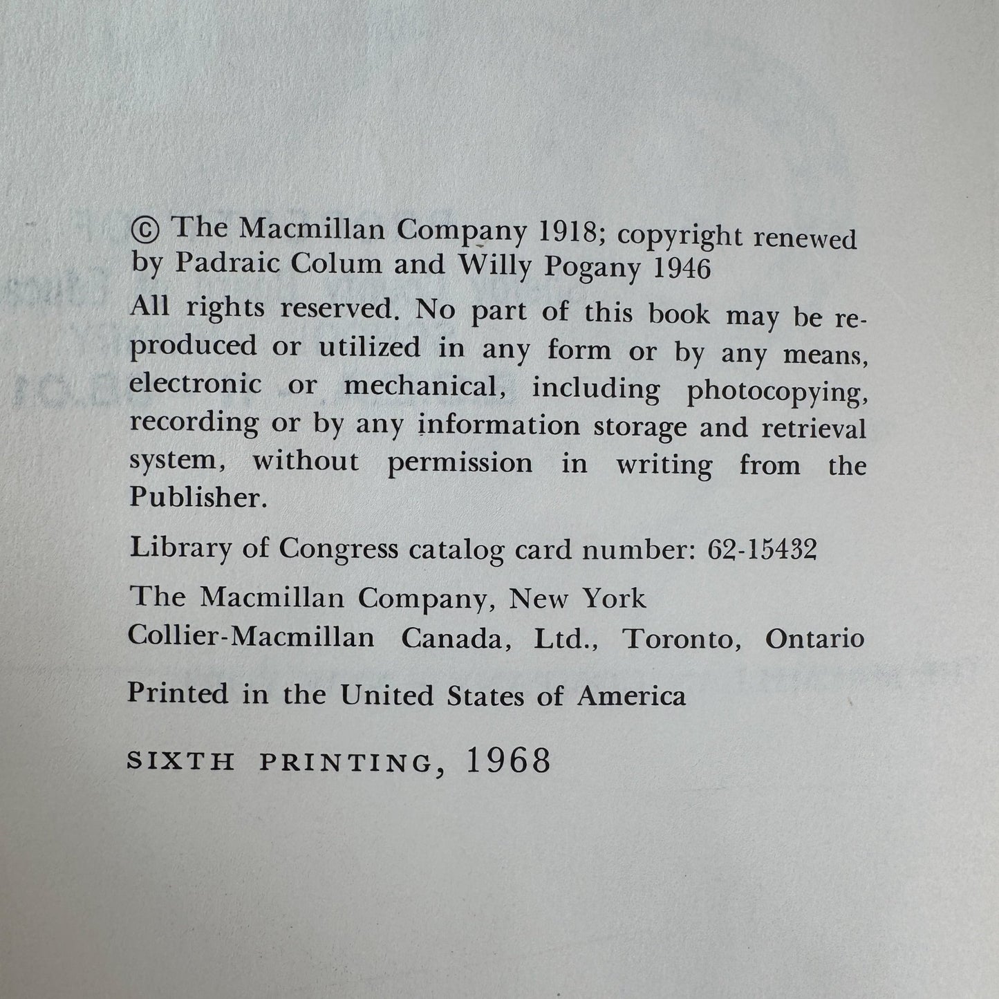 The Children's Homer, The Adventures of Odysseus and the Tale of Troy, Padraic Colum, 1968 - Pretty Old Books