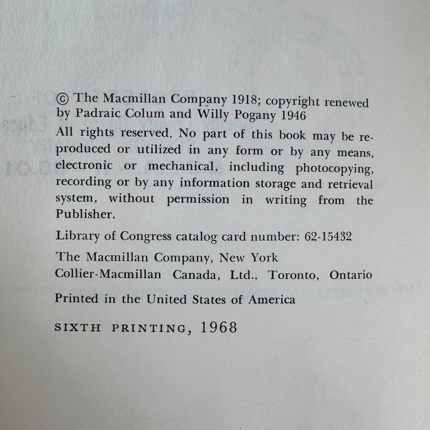 The Children's Homer, The Adventures of Odysseus and the Tale of Troy, Padraic Colum, 1968 - Pretty Old Books