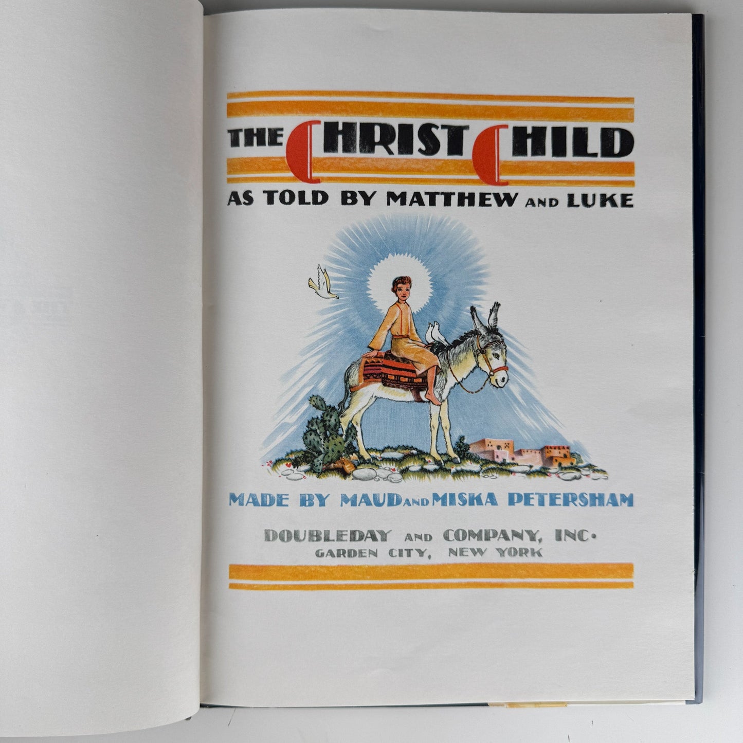 The Christ Child , Maud & Miska Petersham (Doubleday) - Pretty Old Books