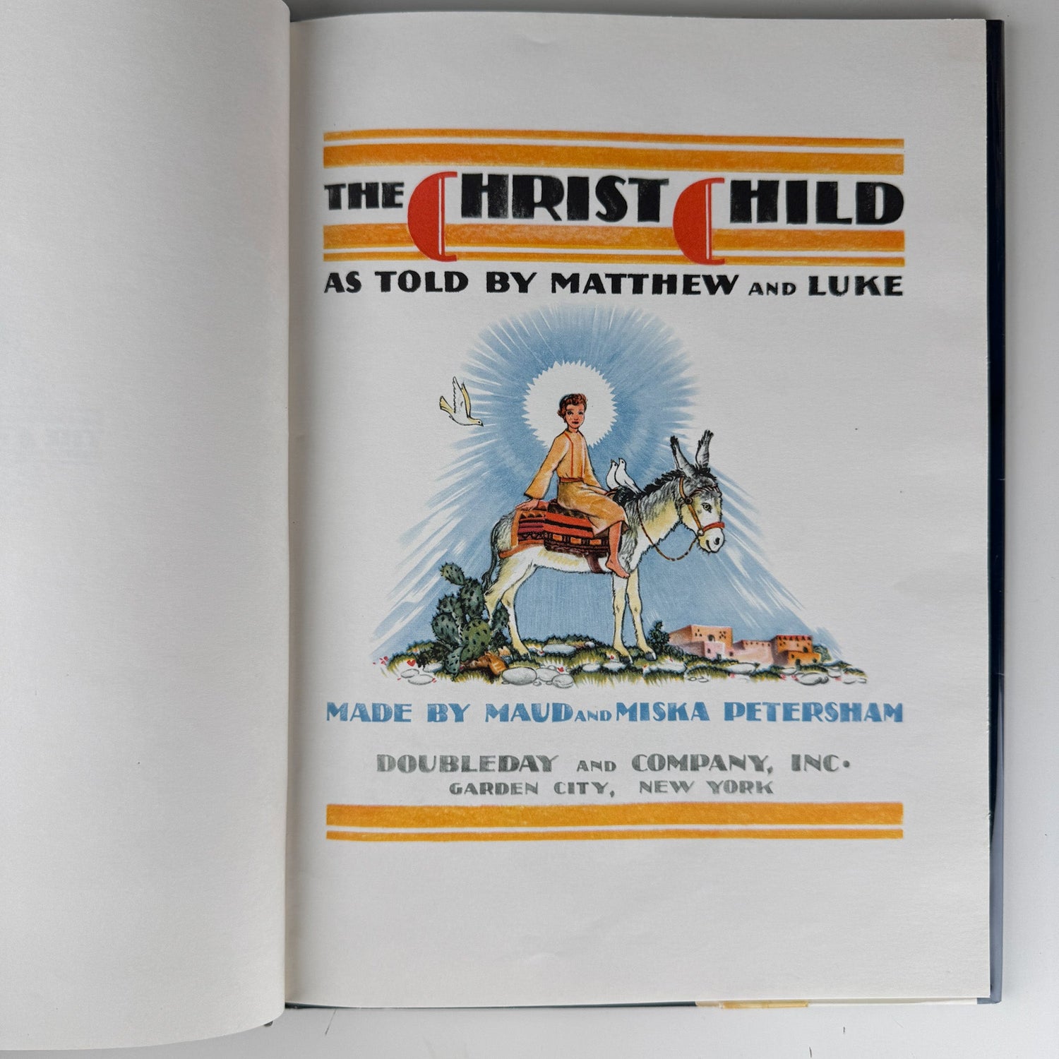 The Christ Child , Maud & Miska Petersham (Doubleday) - Pretty Old Books