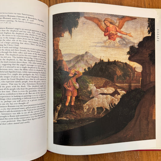 The Christmas Story Told Through Paintings, Metropolitan Museum of Art, 1990 - Pretty Old Books