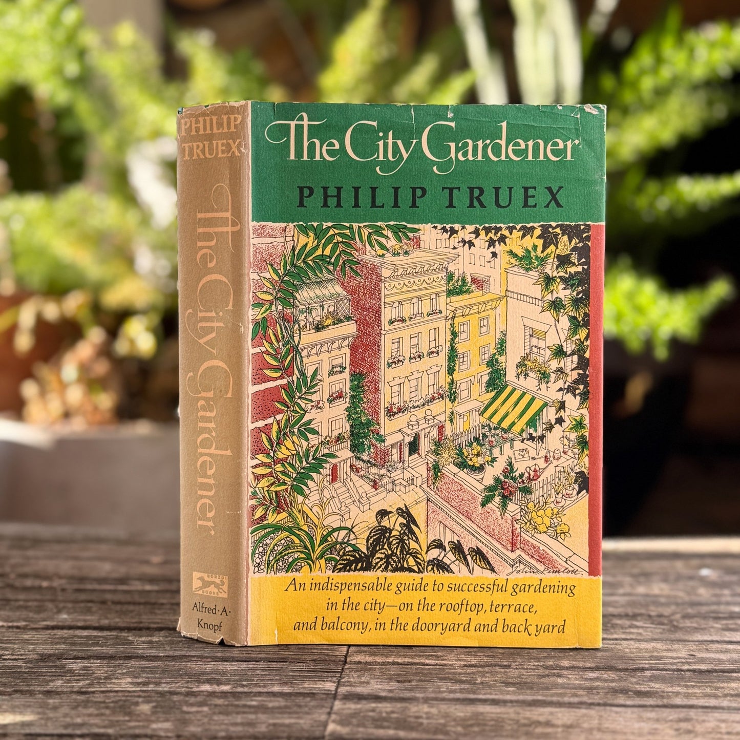 The City Gardener, 1964, Philip Truex, Illustrated 1st Ed Book Club - Pretty Old Books
