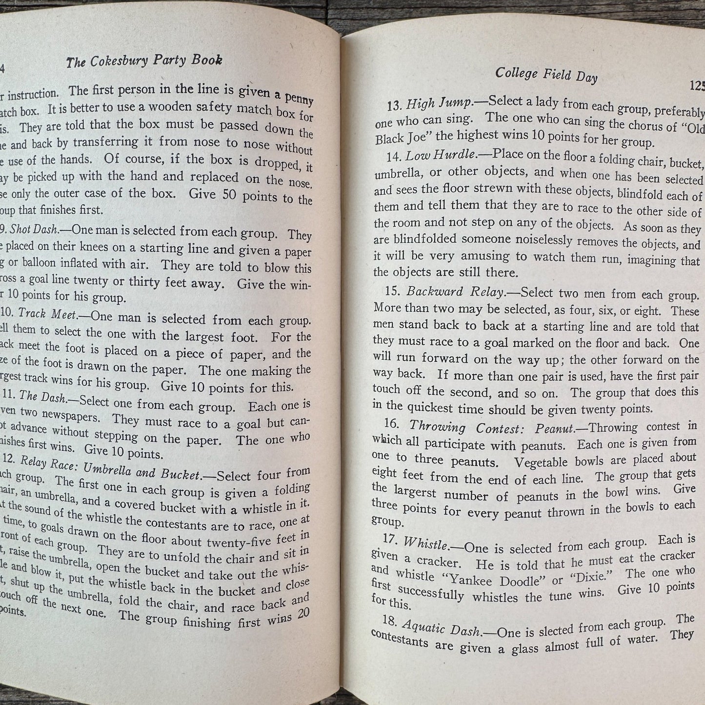 The Cokesbury Party Book, Arthur M. Depew, 1932 - Pretty Old Books