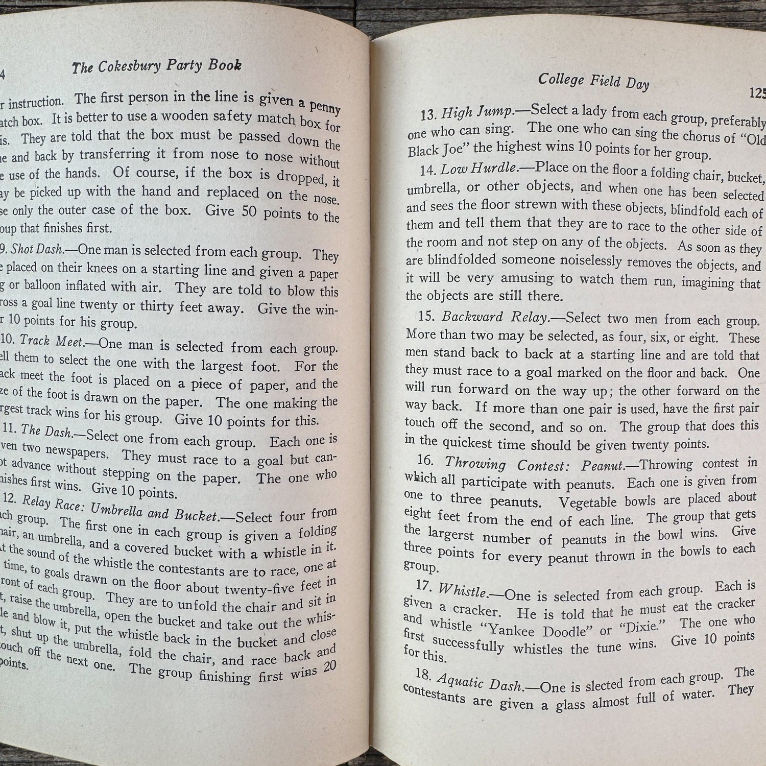The Cokesbury Party Book, Arthur M. Depew, 1932 - Pretty Old Books