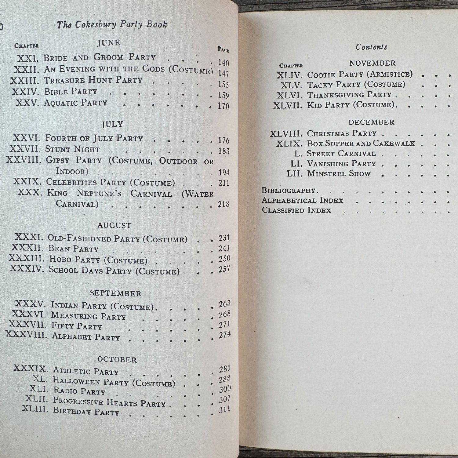 The Cokesbury Party Book, Arthur M. Depew, 1932 - Pretty Old Books