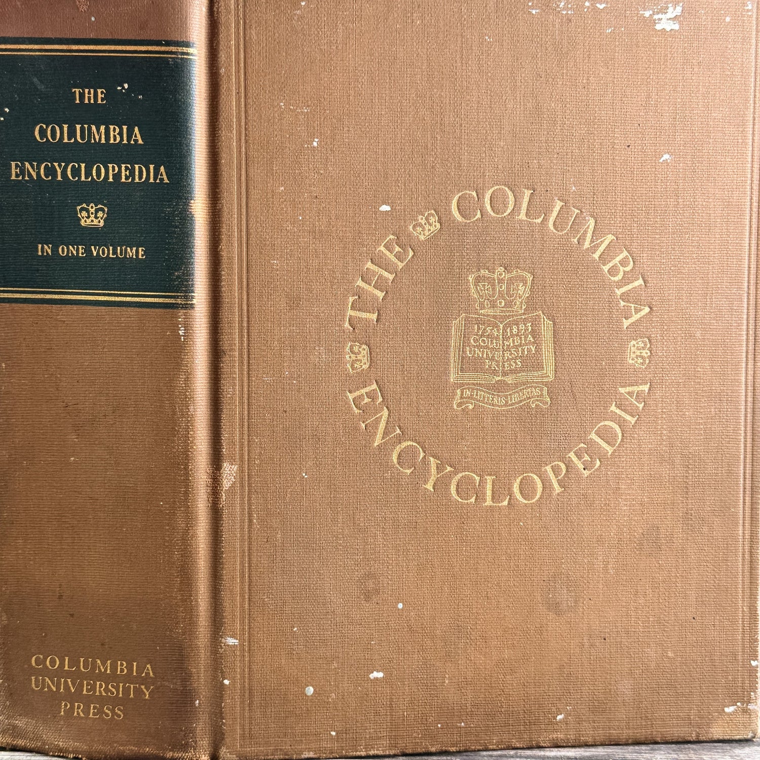 The Columbia Encyclopedia in One Volume, Clarke F. Ansley, 1945 Sixteenth Printing - Pretty Old Books