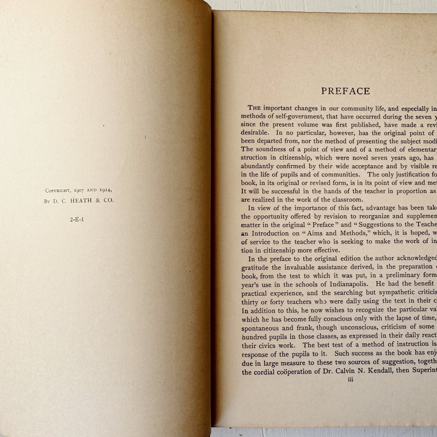 The Community and the Citizen, Civics Textbook 1914 - Pretty Old Books