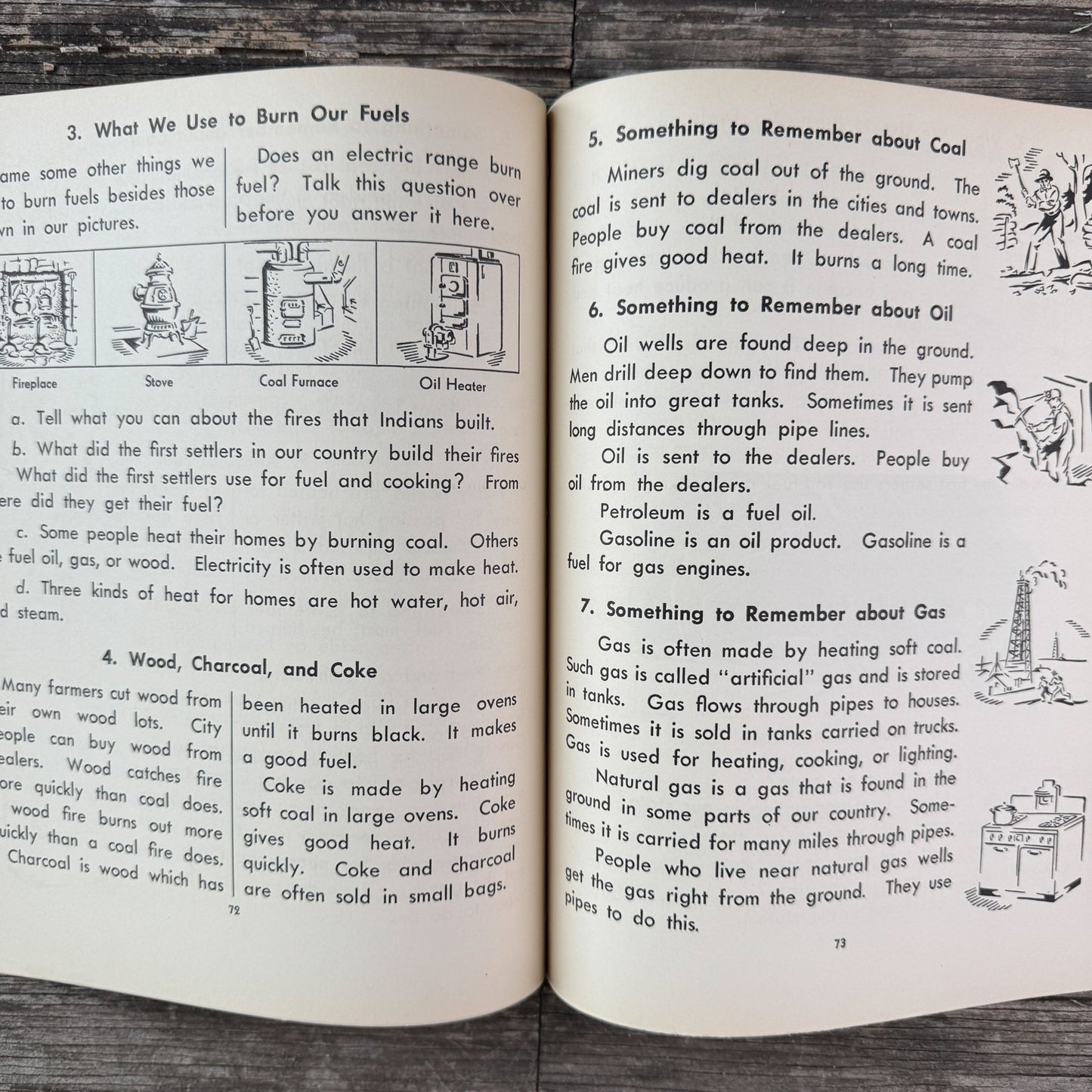 The Community Where I Live, Mid Century School Book for 3rd Grade - Pretty Old Books