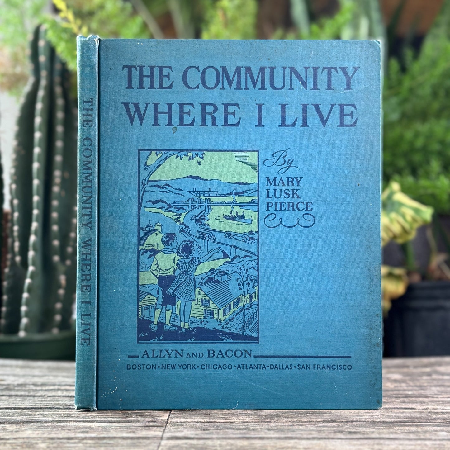 The Community Where I Live, Mid Century School Book for 3rd Grade - Pretty Old Books