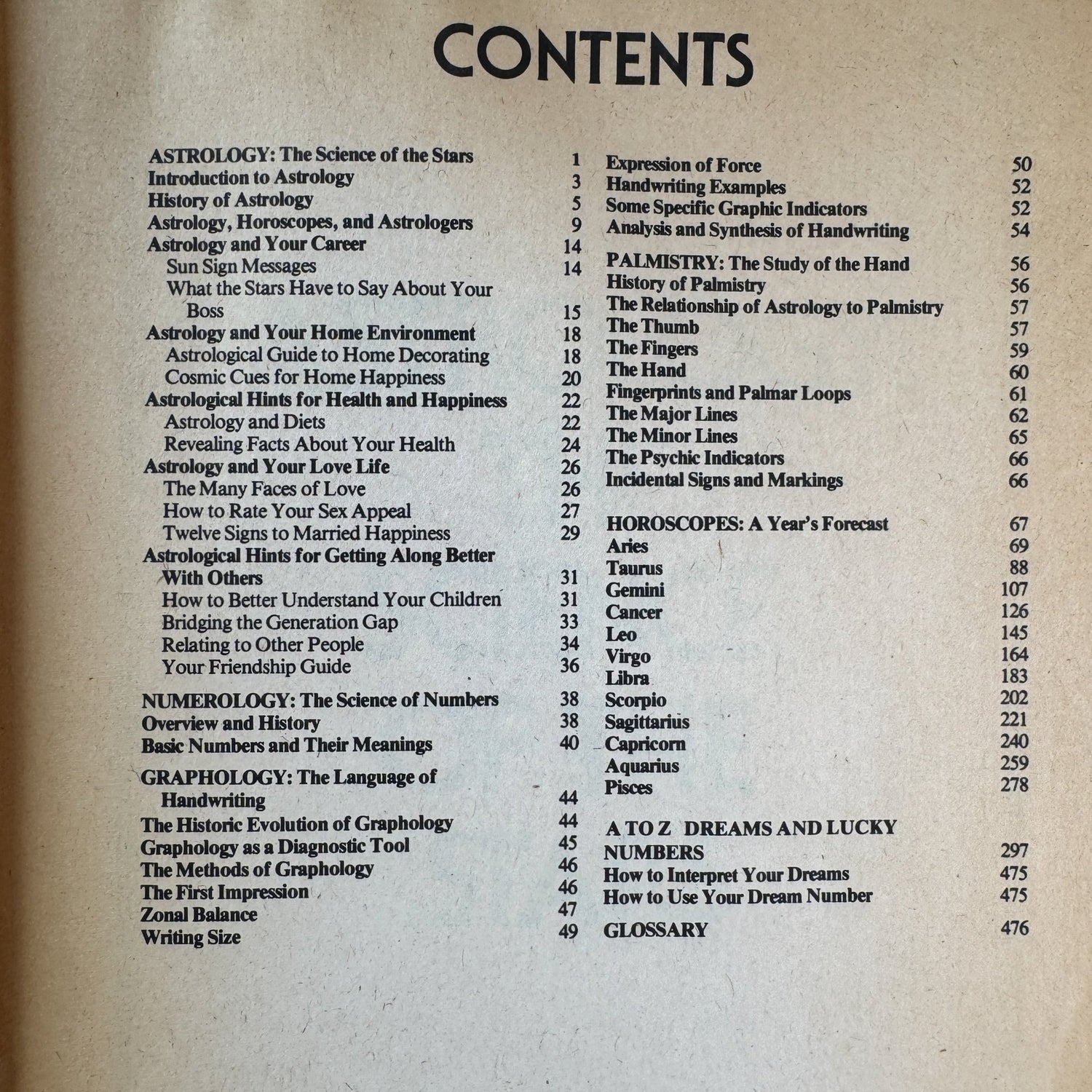 The Complete Book of Astrology, Horoscope and Dreams, 1979 - Pretty Old Books