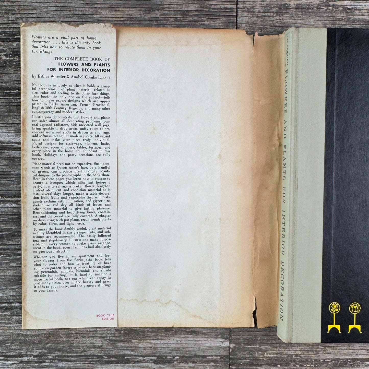 The Complete Book of Flowers and Plants for Interior Decoration, 1957 - Pretty Old Books