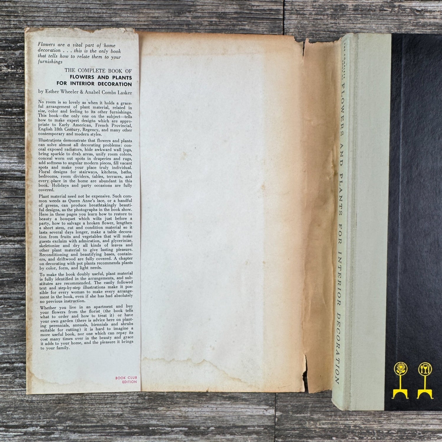 The Complete Book of Flowers and Plants for Interior Decoration, 1957 - Pretty Old Books