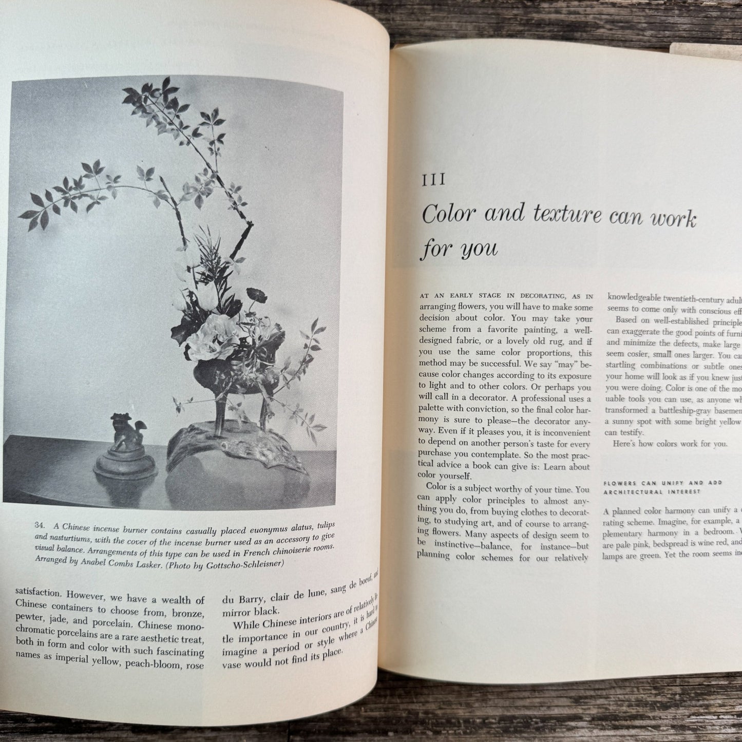 The Complete Book of Flowers and Plants for Interior Decoration, 1957 - Pretty Old Books