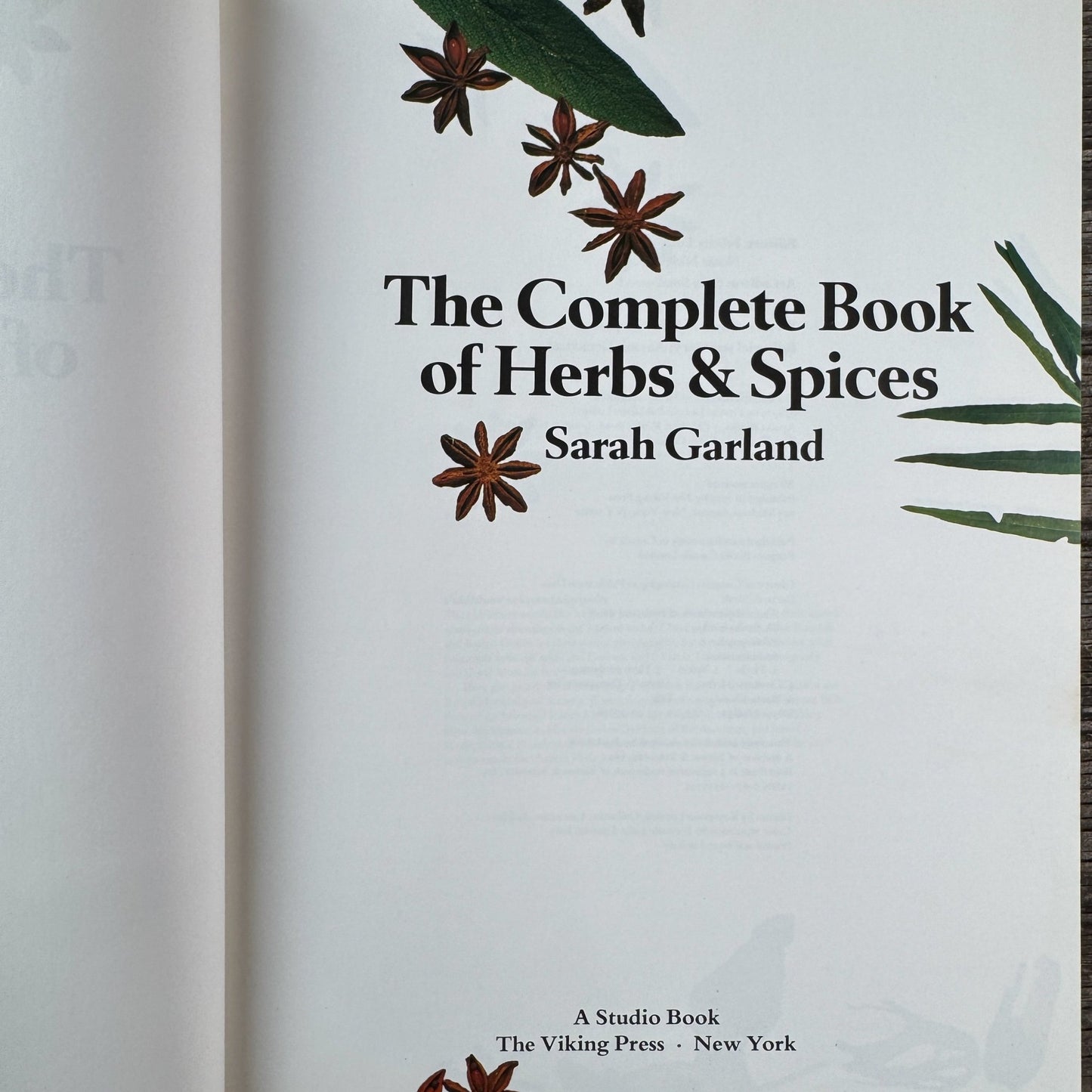 The Complete Book of Herbs and Spices by Sarah Garland, 1979 - Pretty Old Books