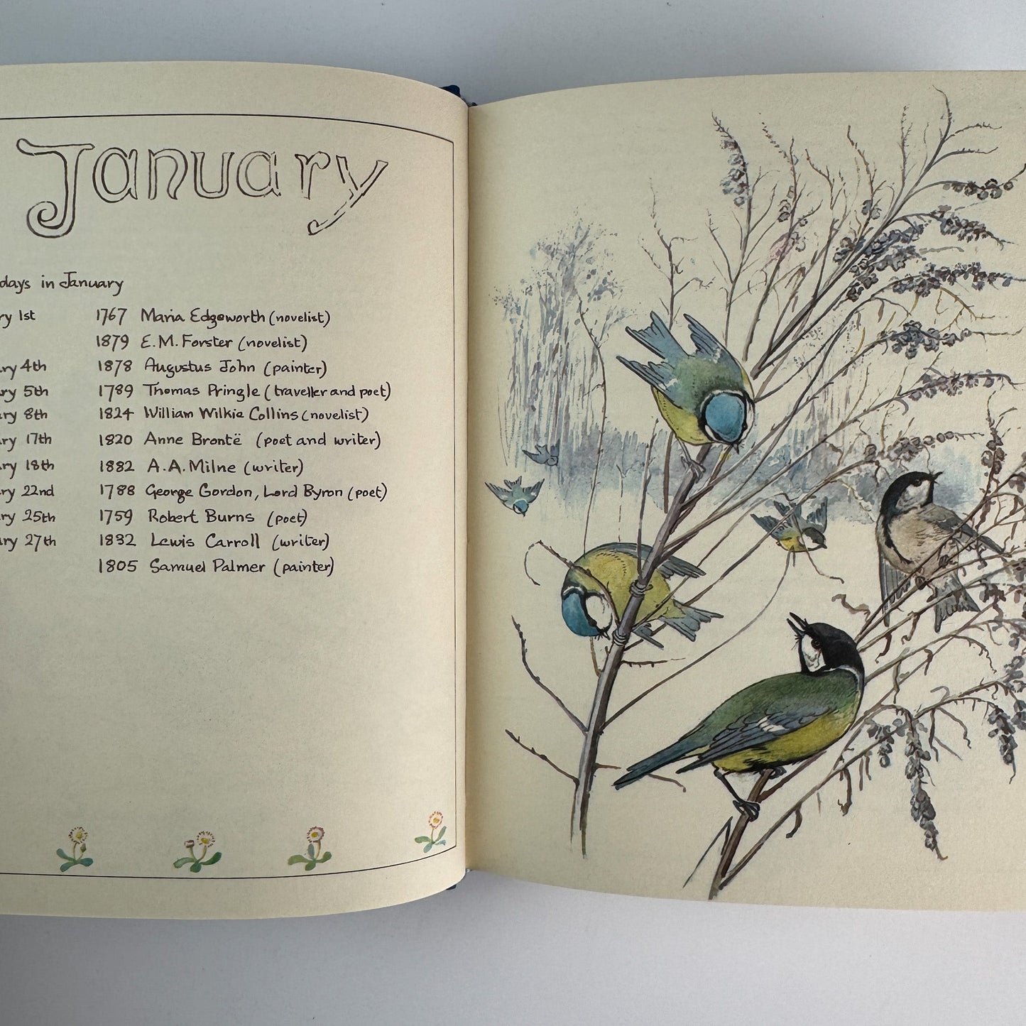 The Country Diary of an Edwardian Lady Birthday Book, Edith Holden, 1977 - Pretty Old Books