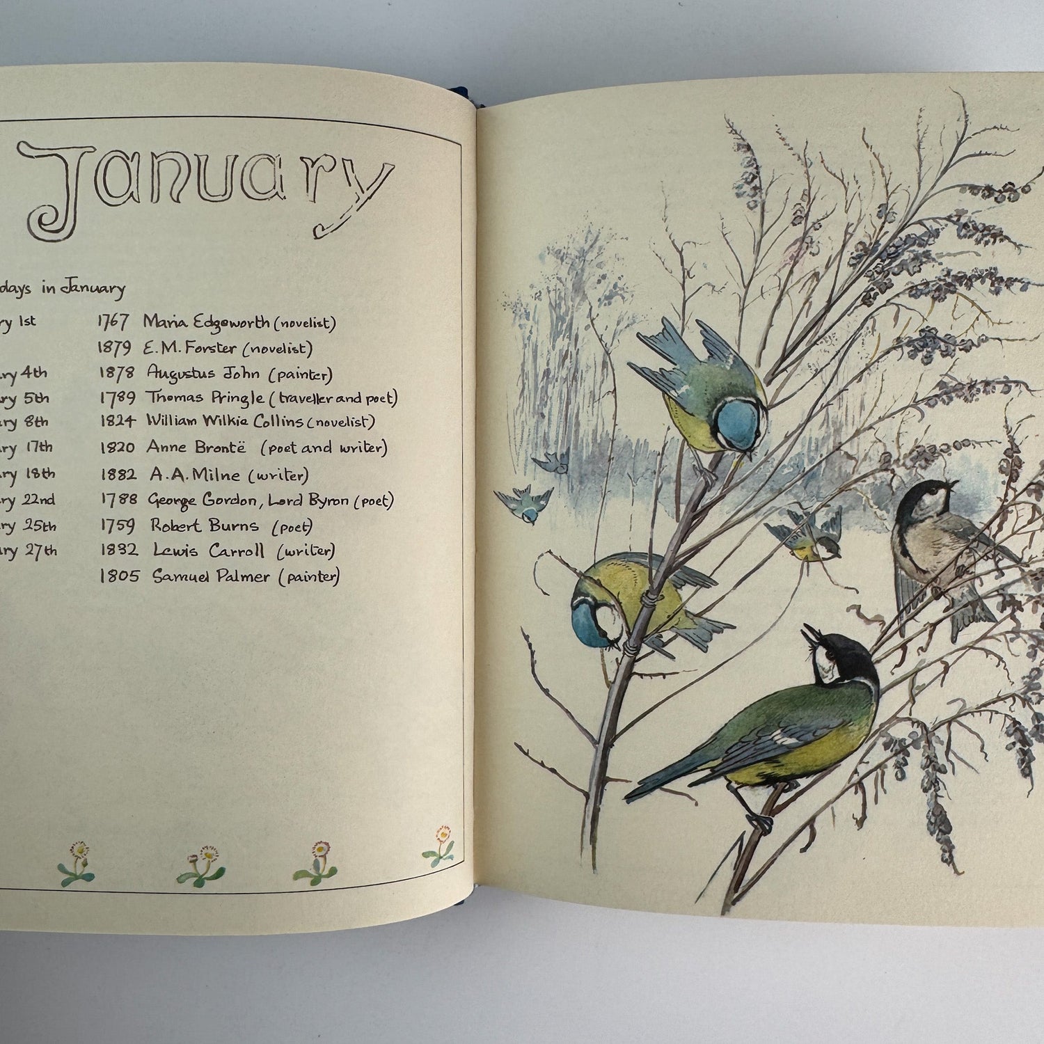 The Country Diary of an Edwardian Lady Birthday Book, Edith Holden, 1977 - Pretty Old Books