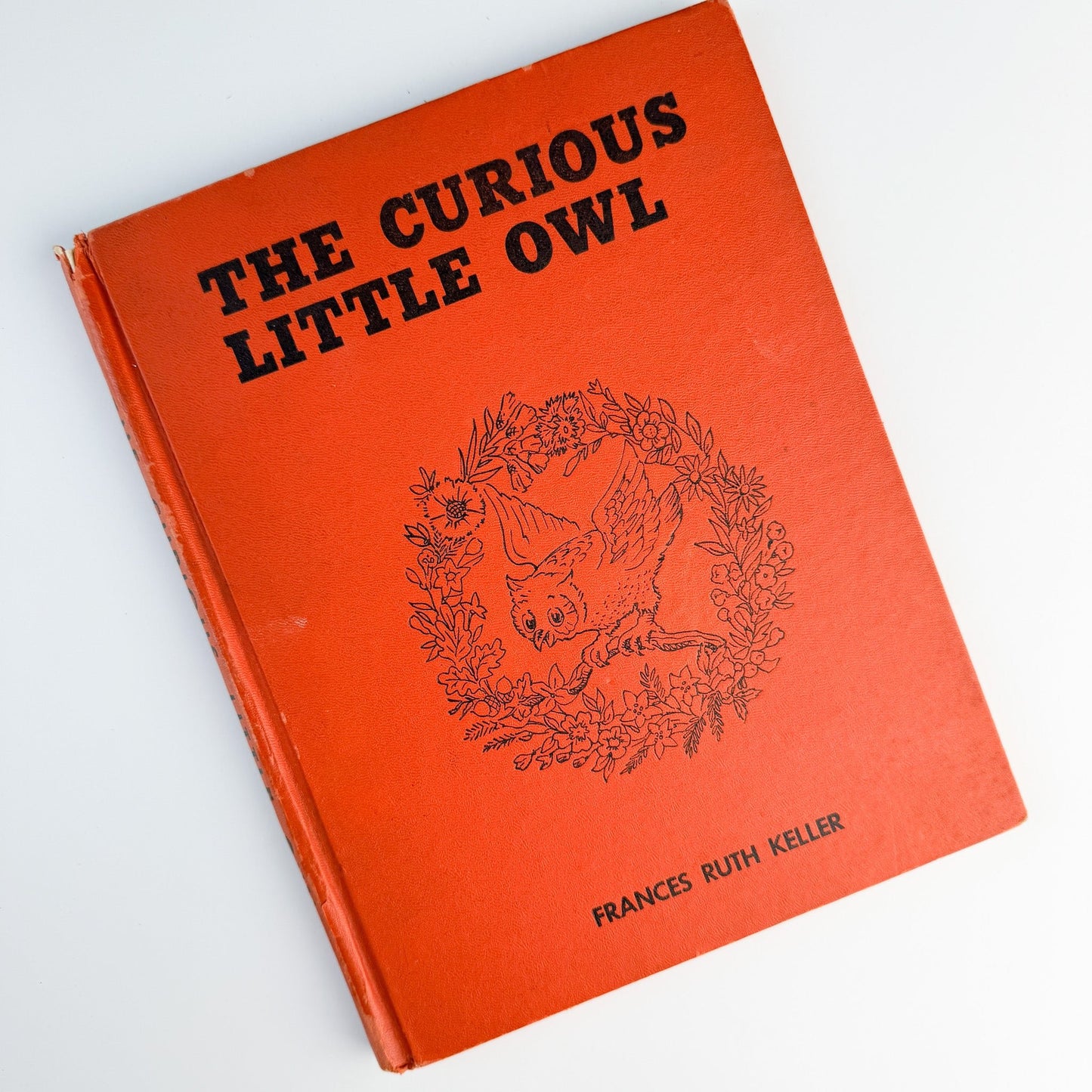 The Curious Little Owl, Francis Ruth Keller, Platt & Munk, 1957 - Pretty Old Books